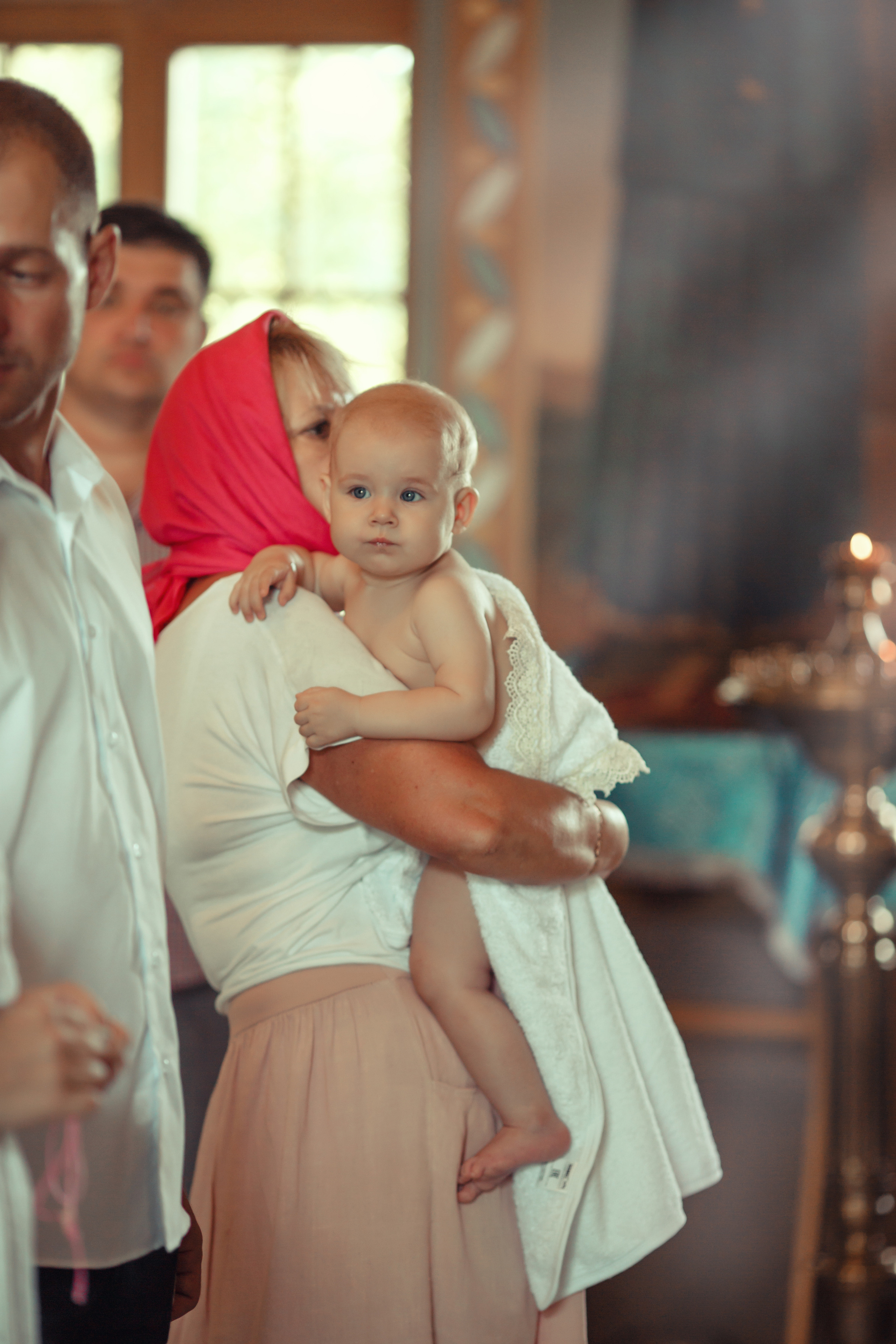 Крещение Маргариты Храм Серафима Саровского п. Пригородный. Фотограф новорожденных Оренбург Оксана Трофимова