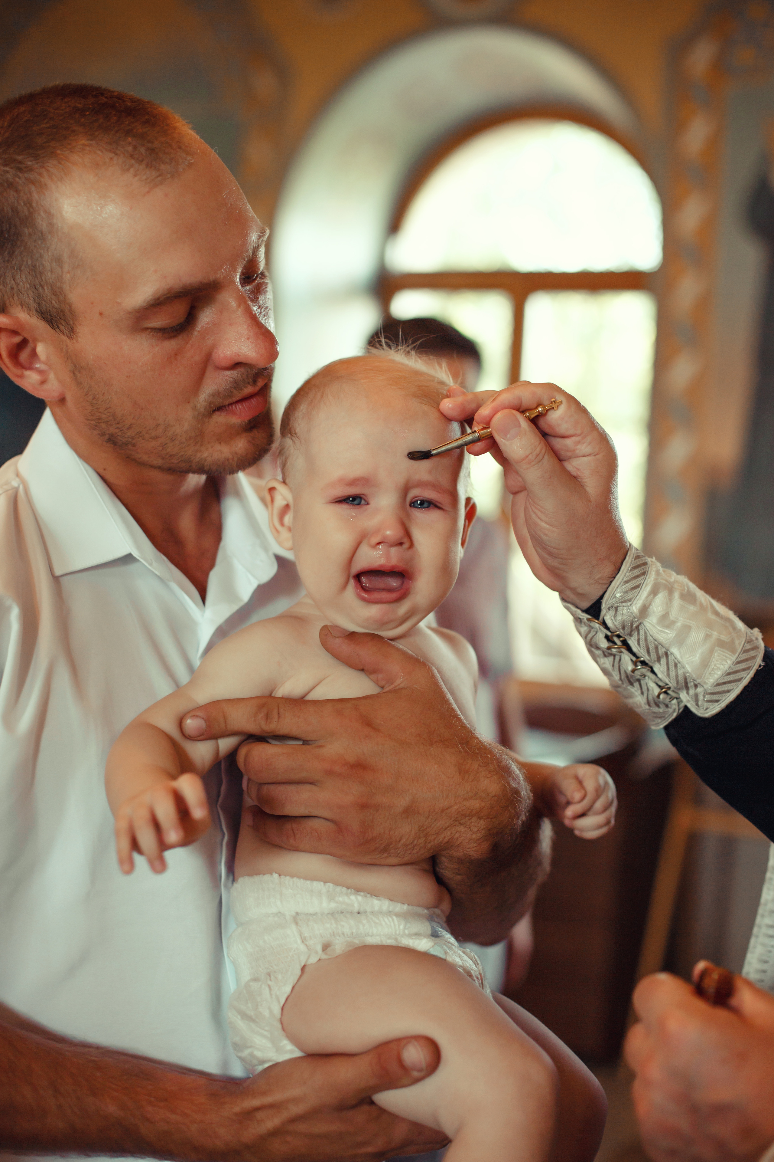 Крещение Маргариты Храм Серафима Саровского п. Пригородный. Фотограф новорожденных Оренбург Оксана Трофимова