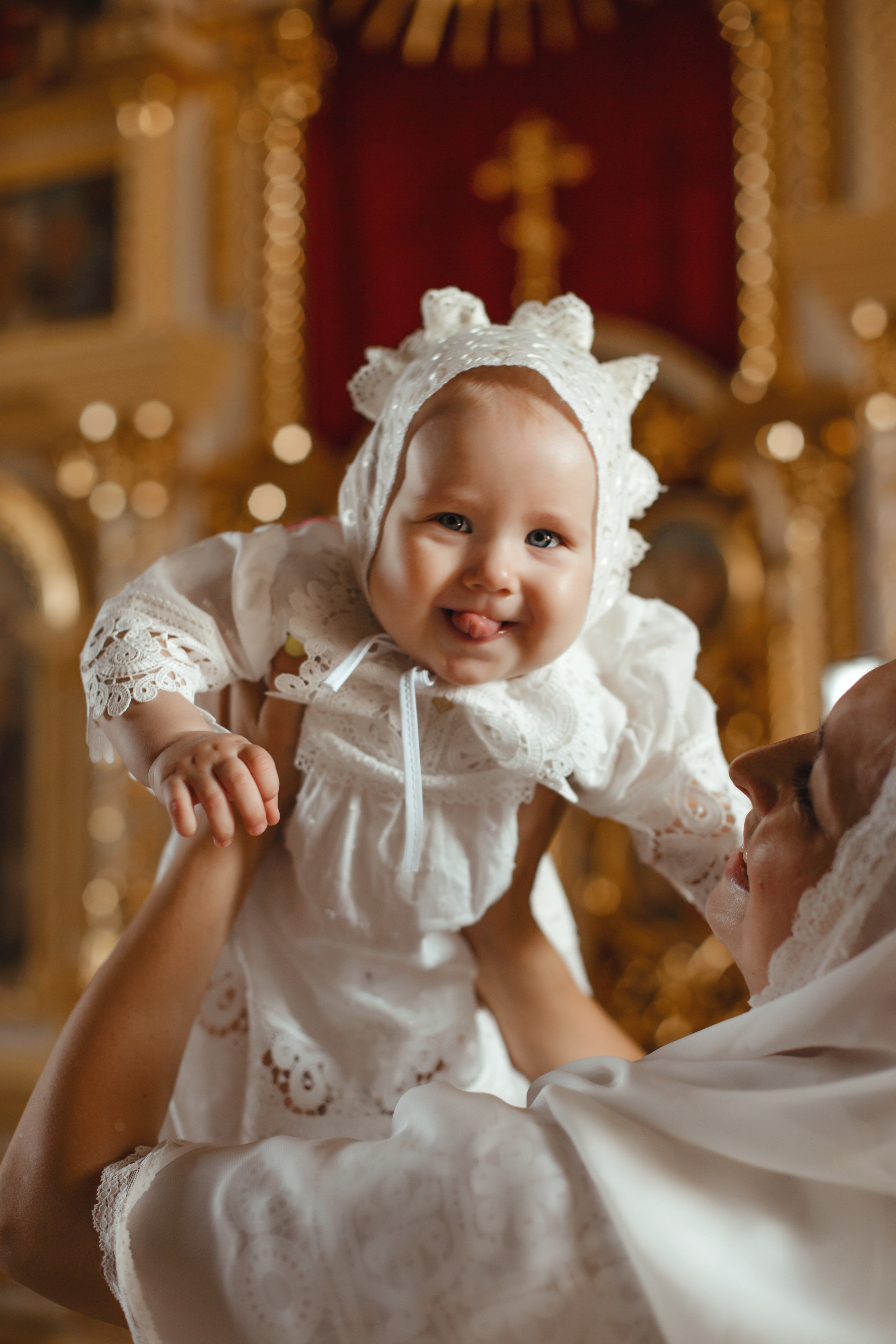 Крещение Маргариты Храм Серафима Саровского п. Пригородный. Фотограф новорожденных Оренбург Оксана Трофимова