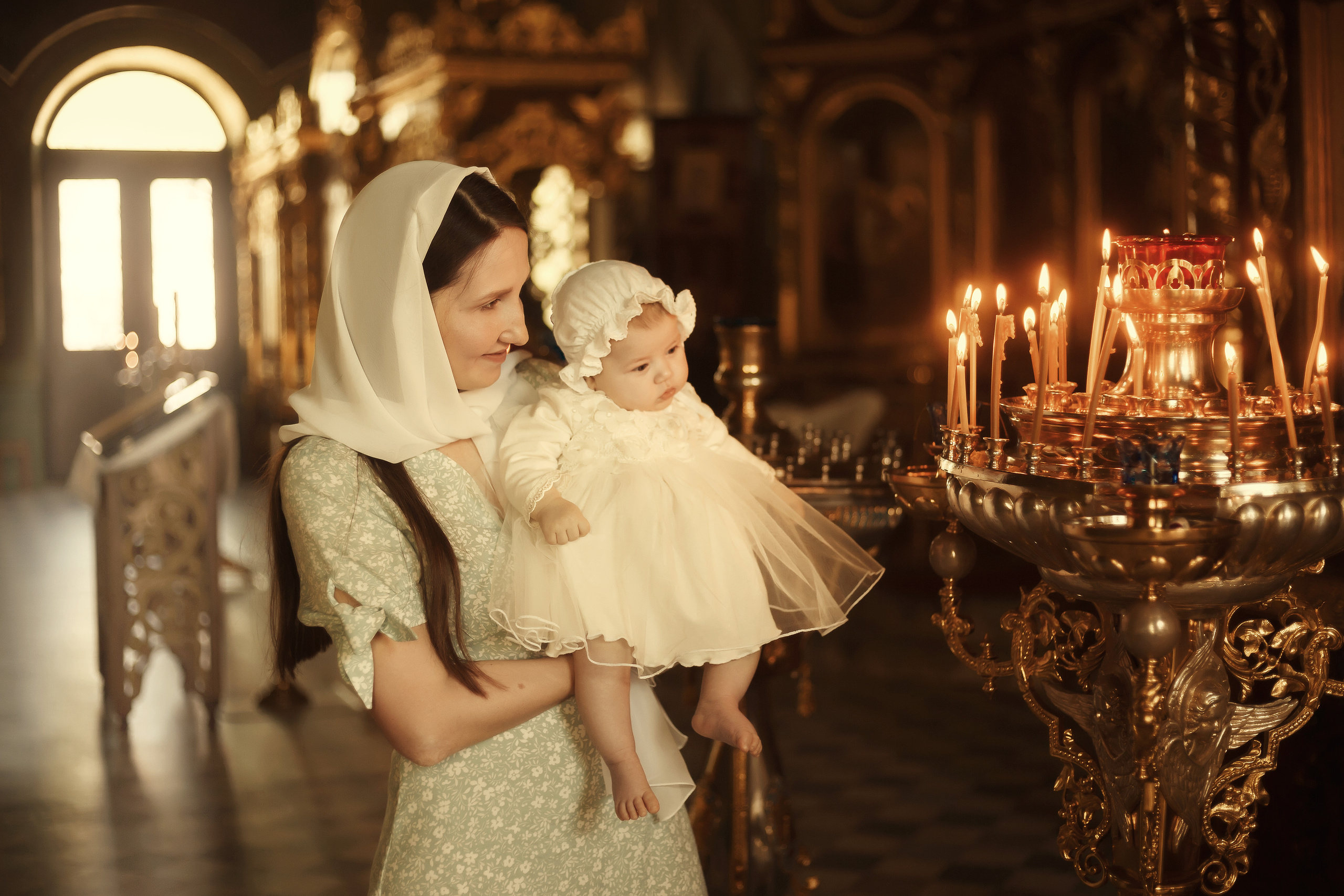 Крещение Вали. Фотограф новорожденных Оренбург Оксана Трофимова