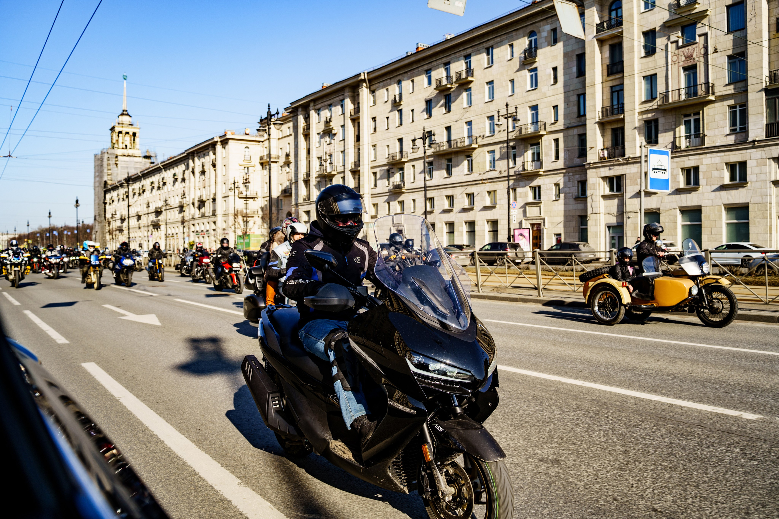 Прохват мотоклуба Norman Riders ч.1. Концертный и репортажный фотограф в Санкт-Петербурге Слава Пахомов