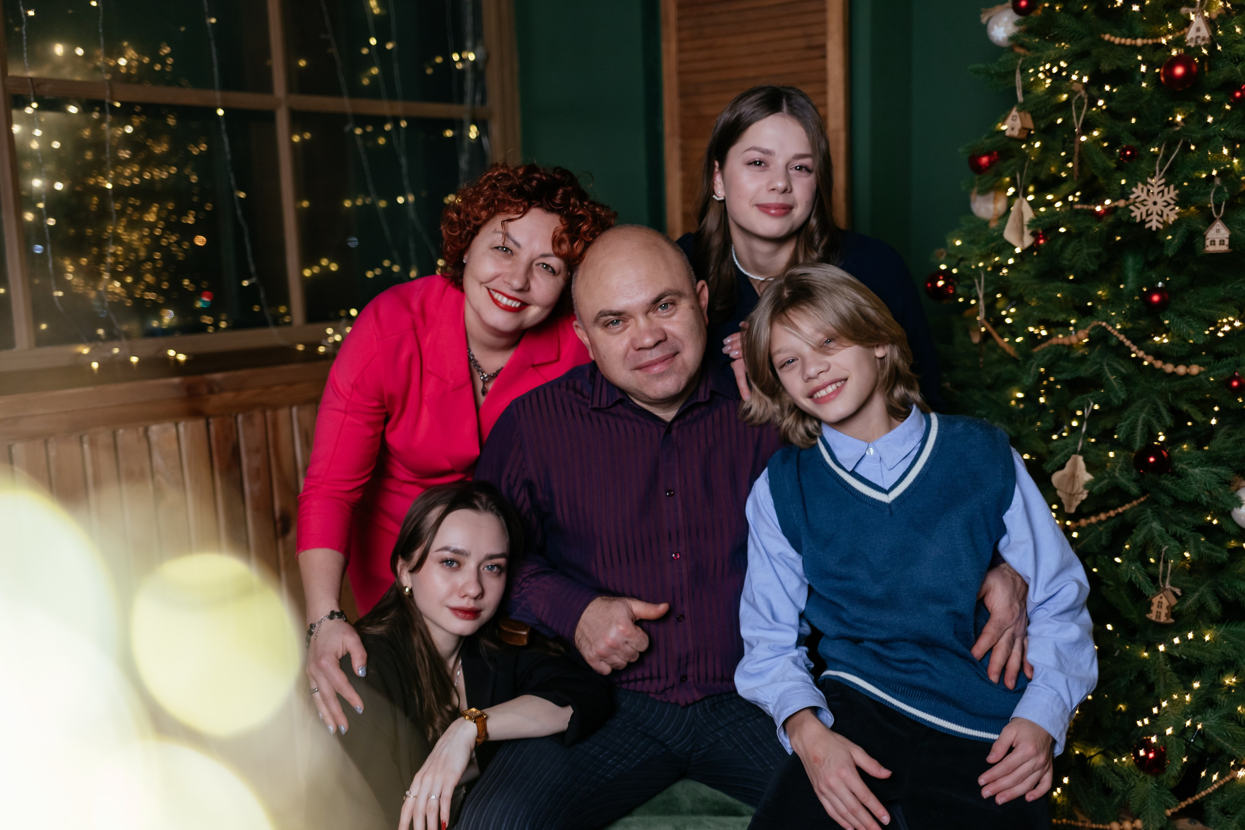 Новогодняя. Blenda photostudio. Семейный фотограф в Минске Приболовец Светлана