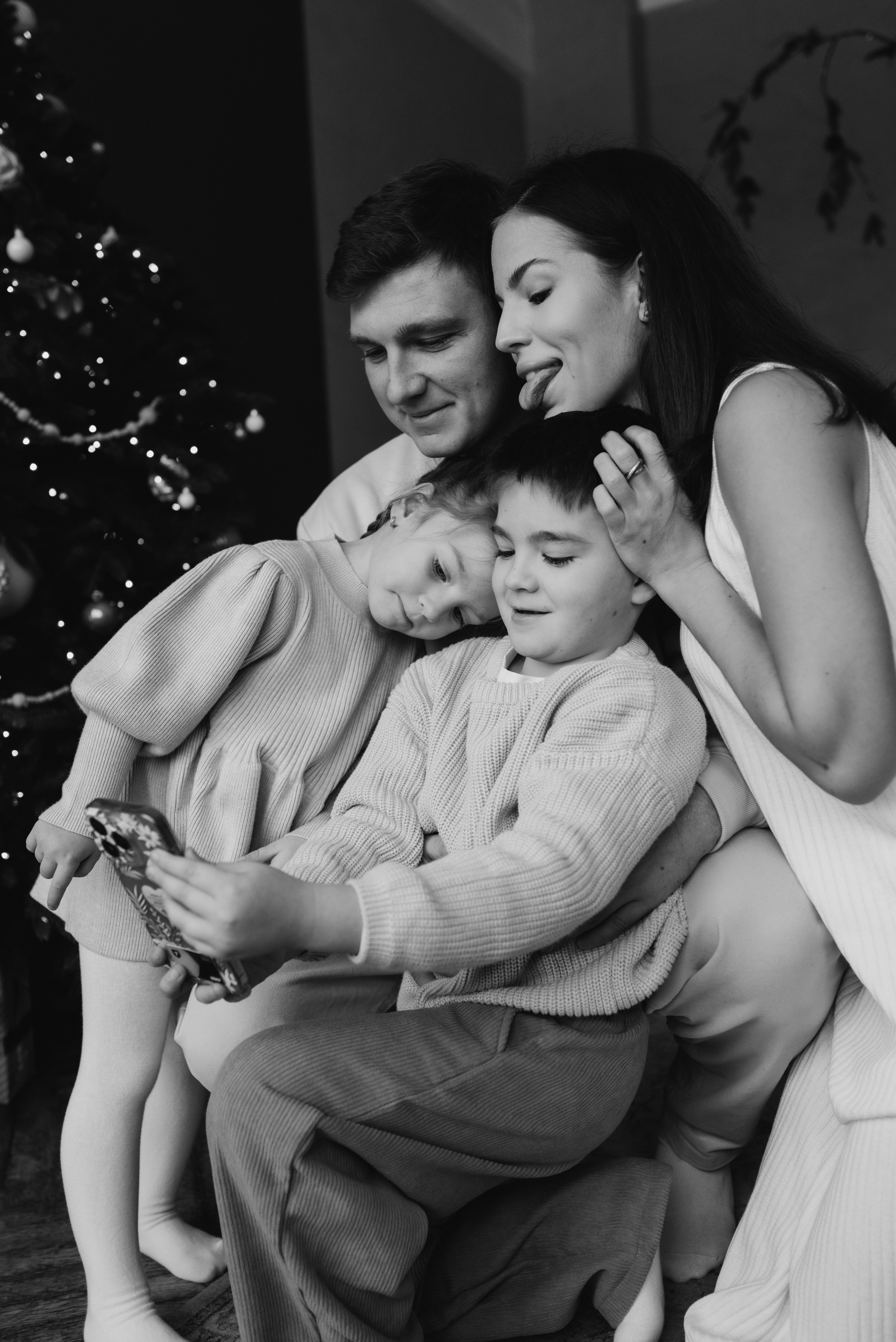 Семейная новогодняя фотосессия. Женский и семейный фотограф в Москве и Красногорске Светлана Левченко