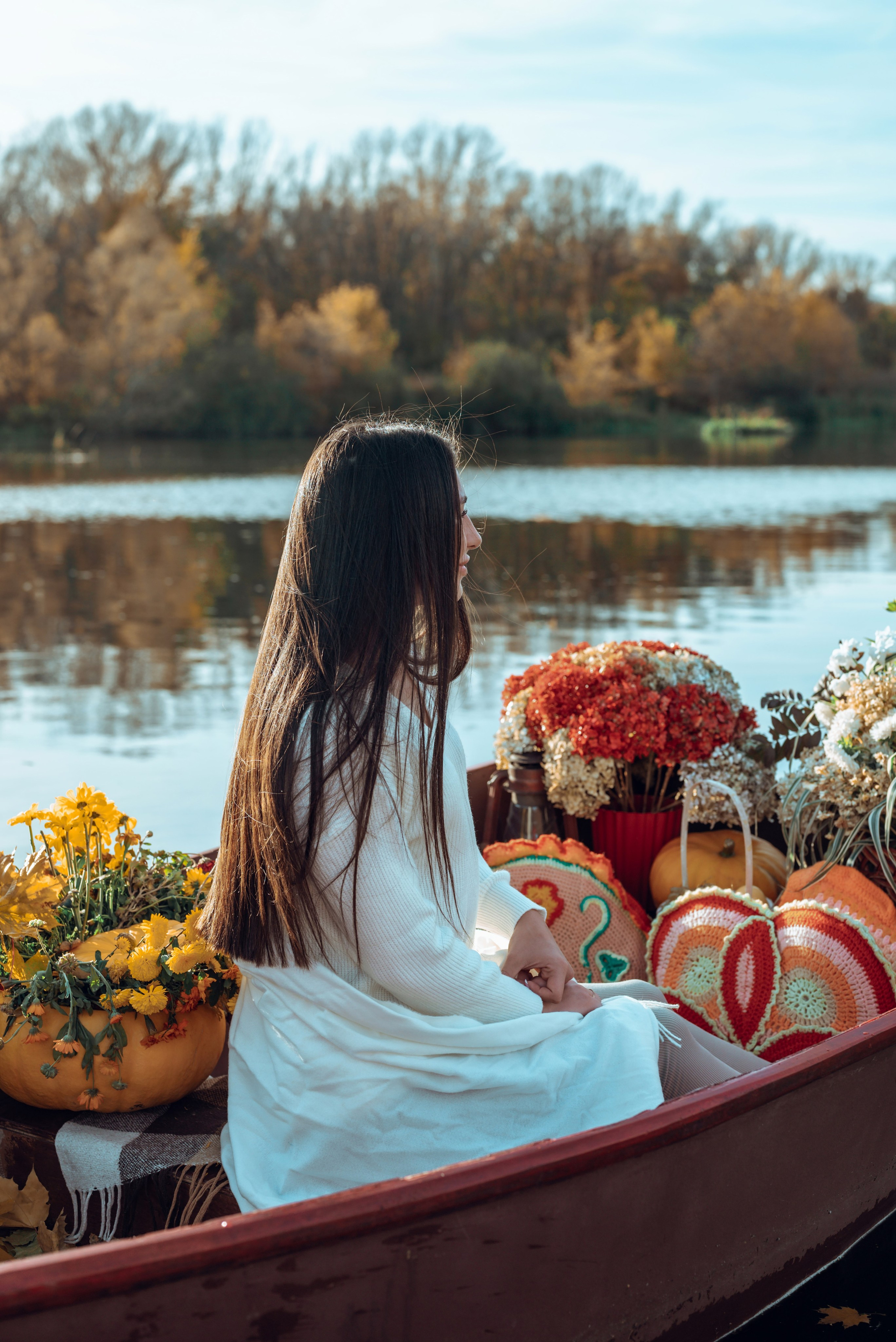 Фотопроект с осенней лодкой. Фотограф в городе Салават
