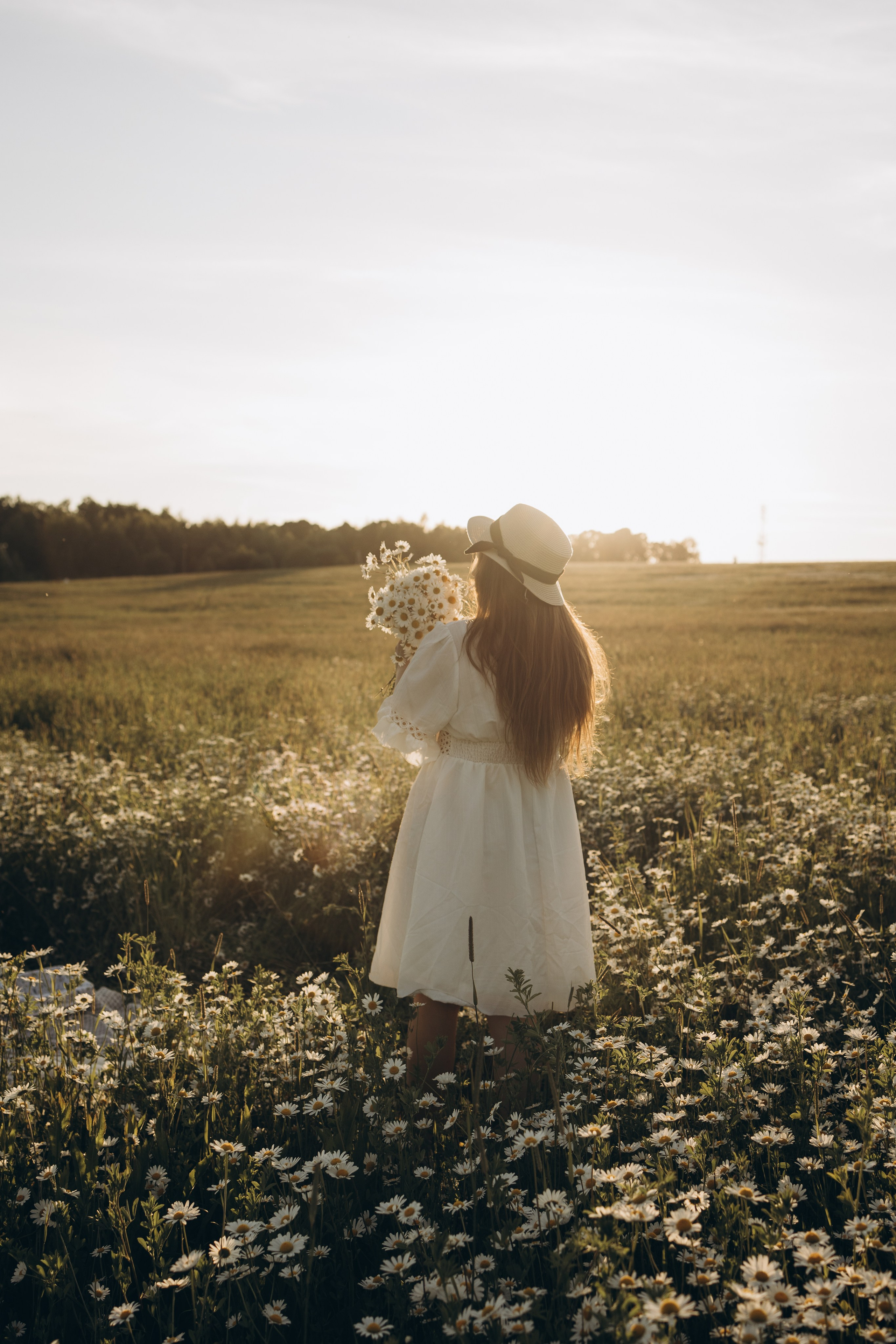 Маша и ромашки. Семейный фотограф в Москве Виктория Ястребинская