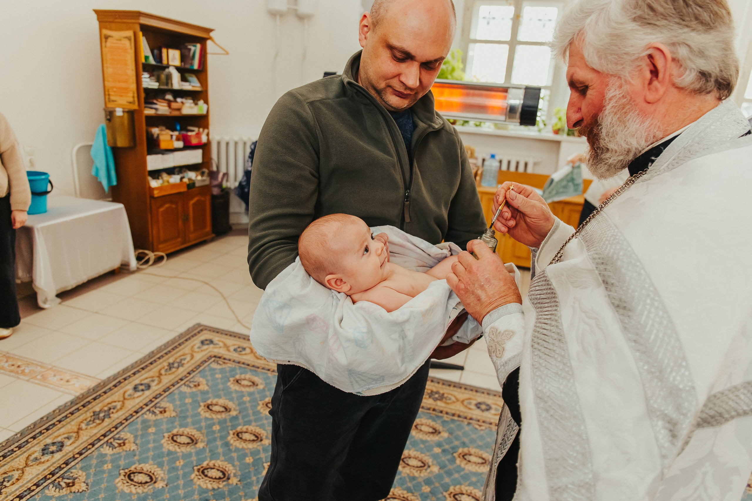 Фотосъемка крещения ребенка. Фотограф новорожденных и детский в Сергиевом Посаде Кругликова Юлия