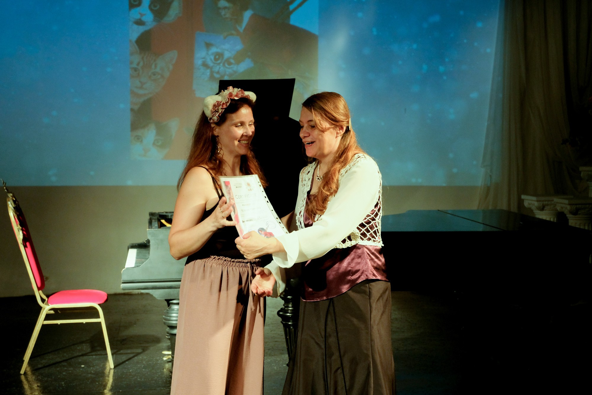 «ПитерКот» ежегодная выставка работ художников. Дом Шрёдера