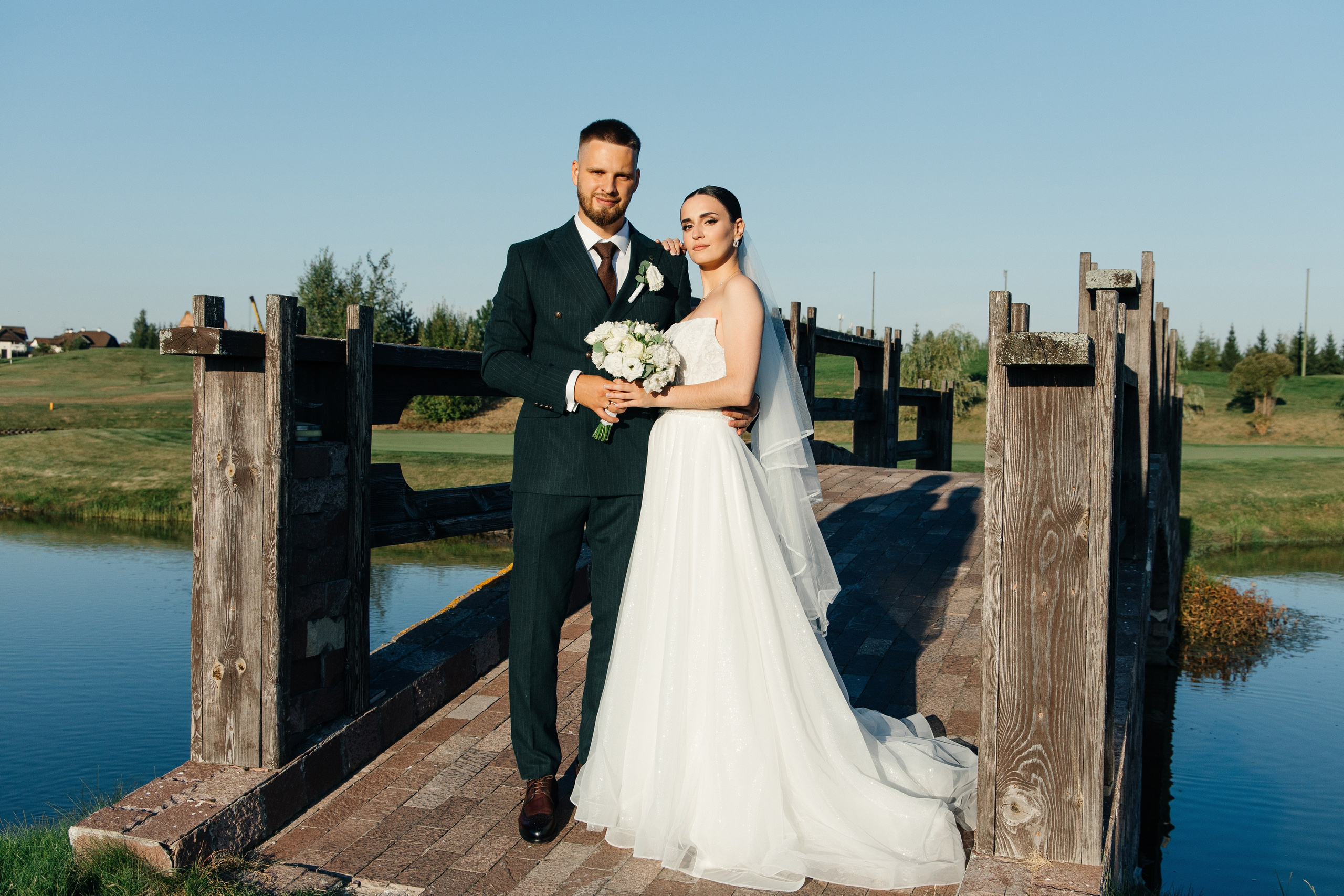 Выездная церемонию в гольф-клубе Сорочаны. Свадебный фотограф Кирилл Шустров