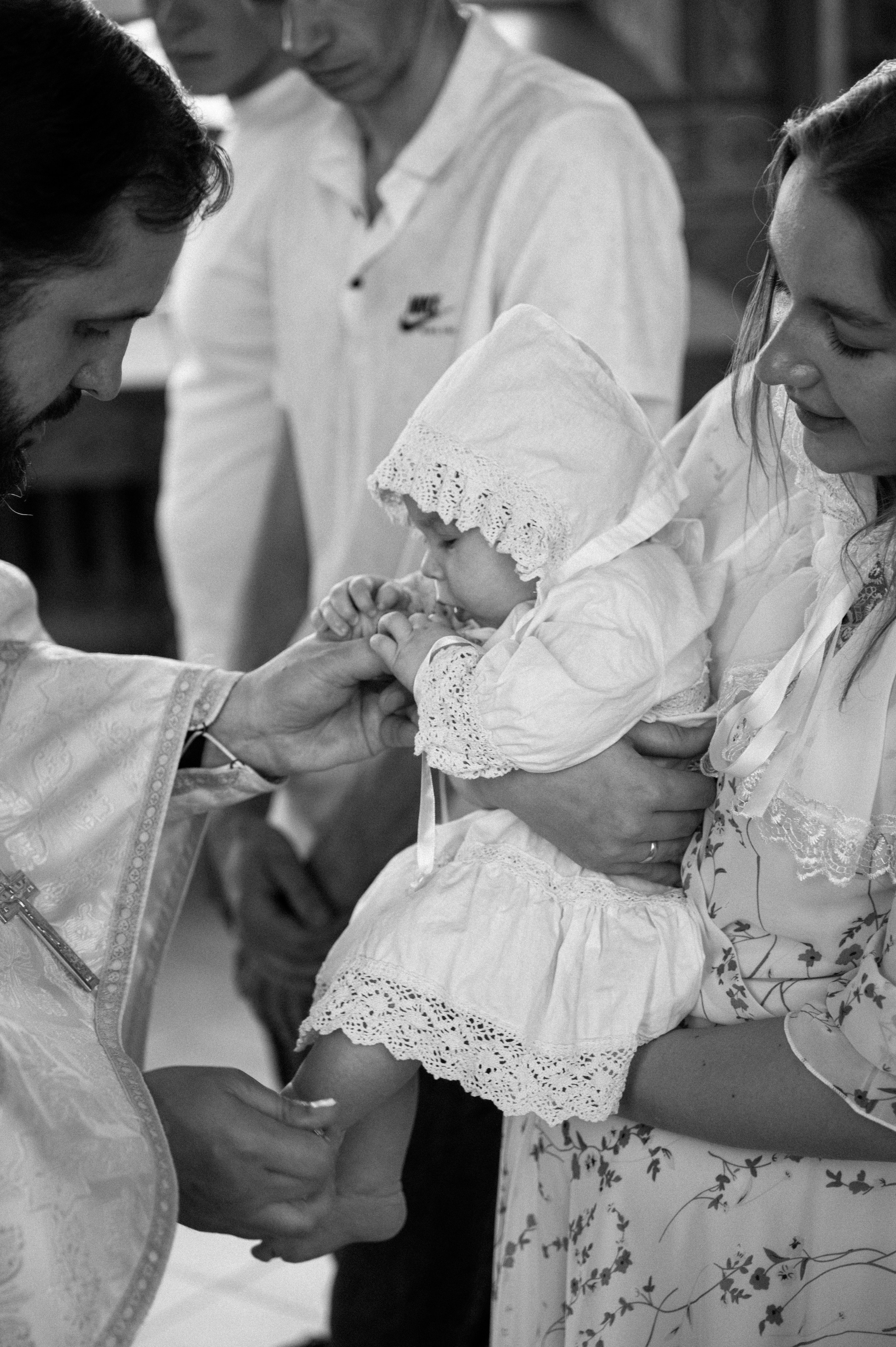 Таинство Крещения Дарьи (Храм Преполовения Пятидесятницы). Фотограф Ярута Оксана / Ростов-на-Дону