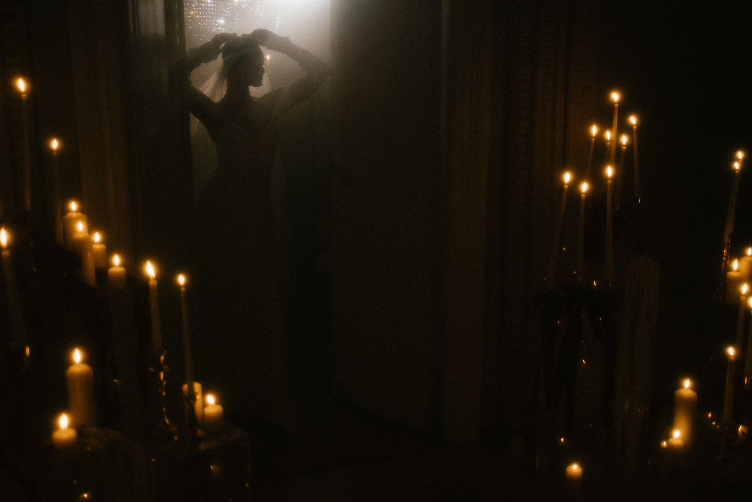 При свечах…. Свадебный фотограф в Москве