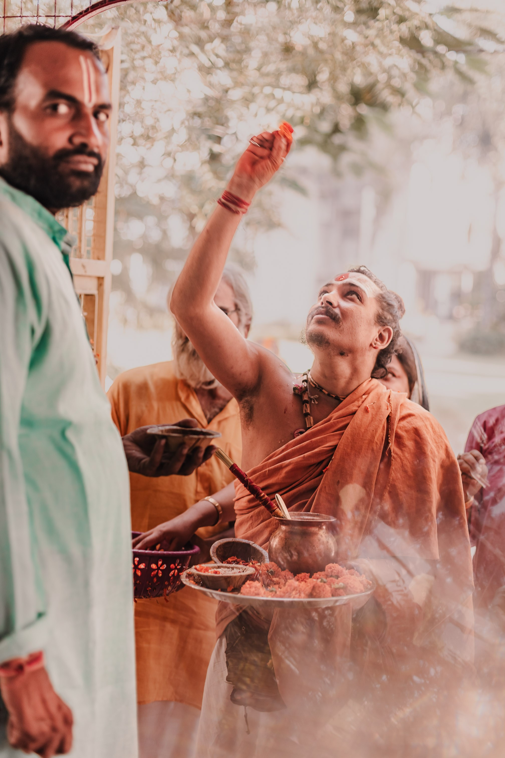 Lakshmi pooja in India. Mariam Bagdasaryan