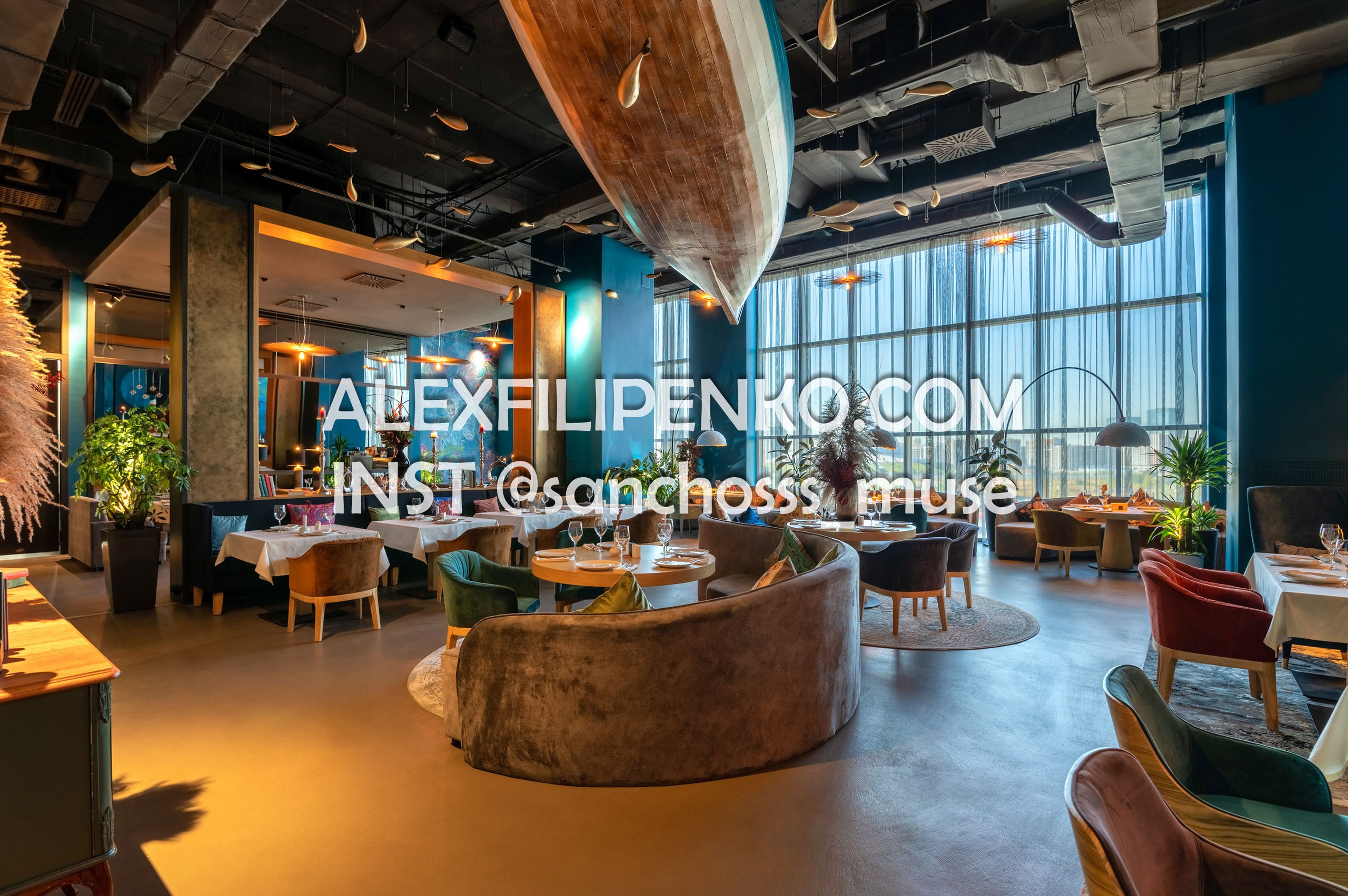 Ресторан Once. Фотограф интерьера недвижимости и архитектуры в Астане