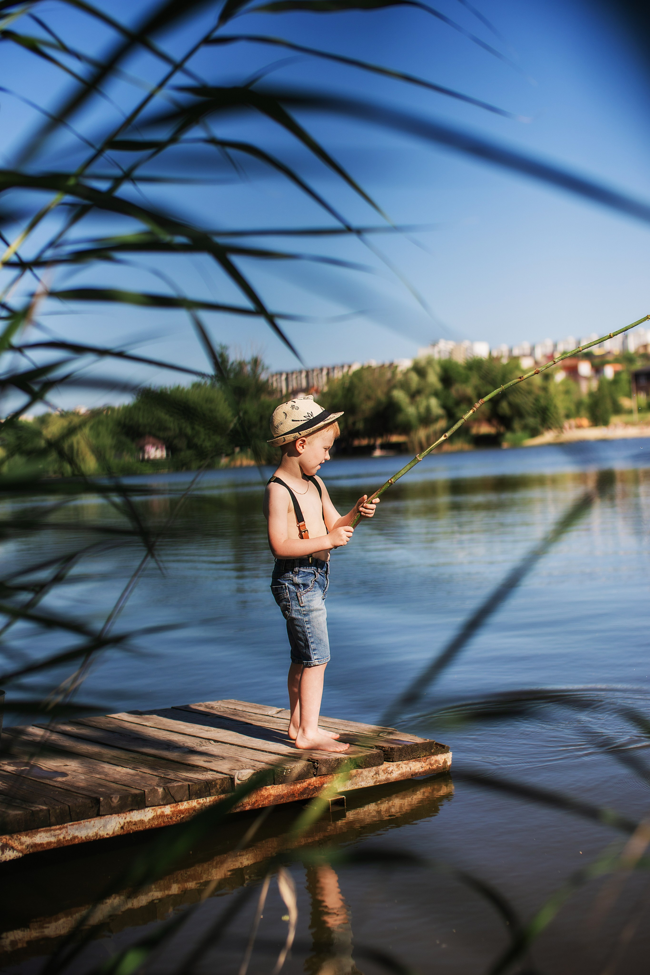 На рыбалке. Семейный фотограф в Саратове