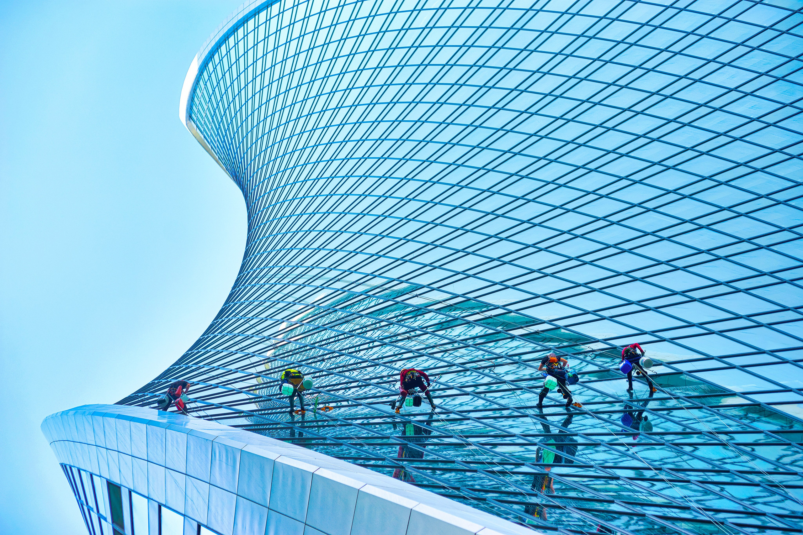 Женский портрет в Москва-Сити. Фотограф Владимир Артамонов