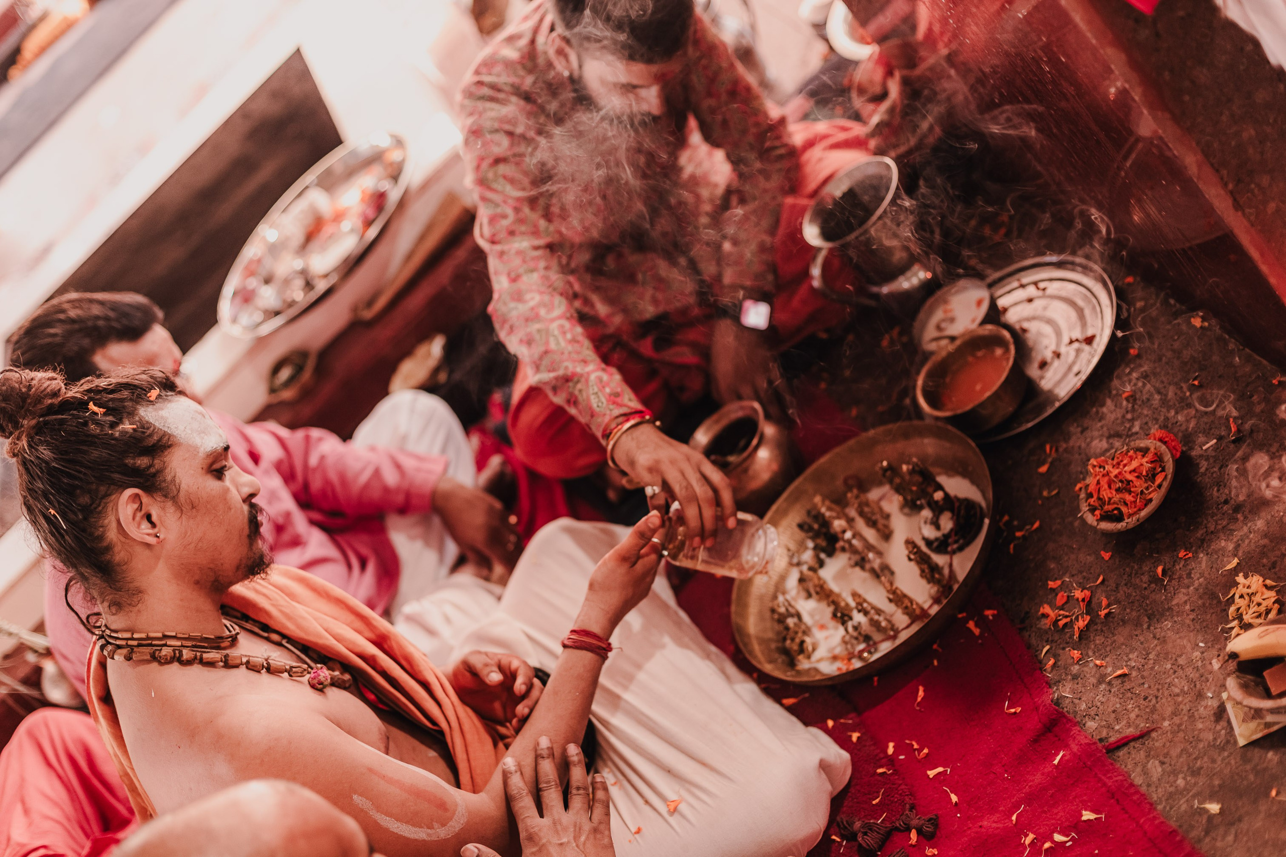 Lakshmi pooja in India. Mariam Bagdasaryan