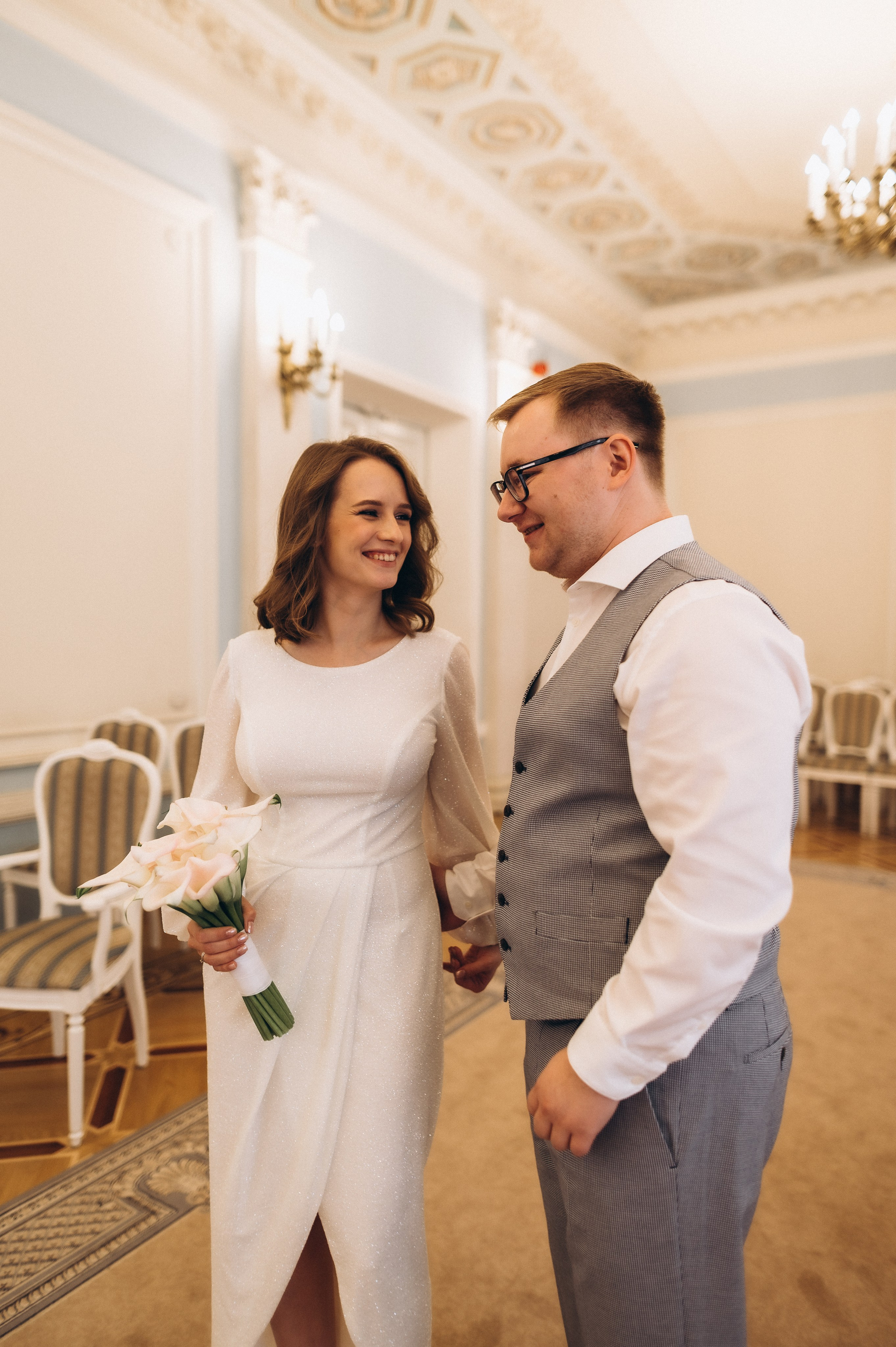 Загс+Оранжерея (камерная свадьба). Фотограф ПИТЕР СПБ Надежда Баранова