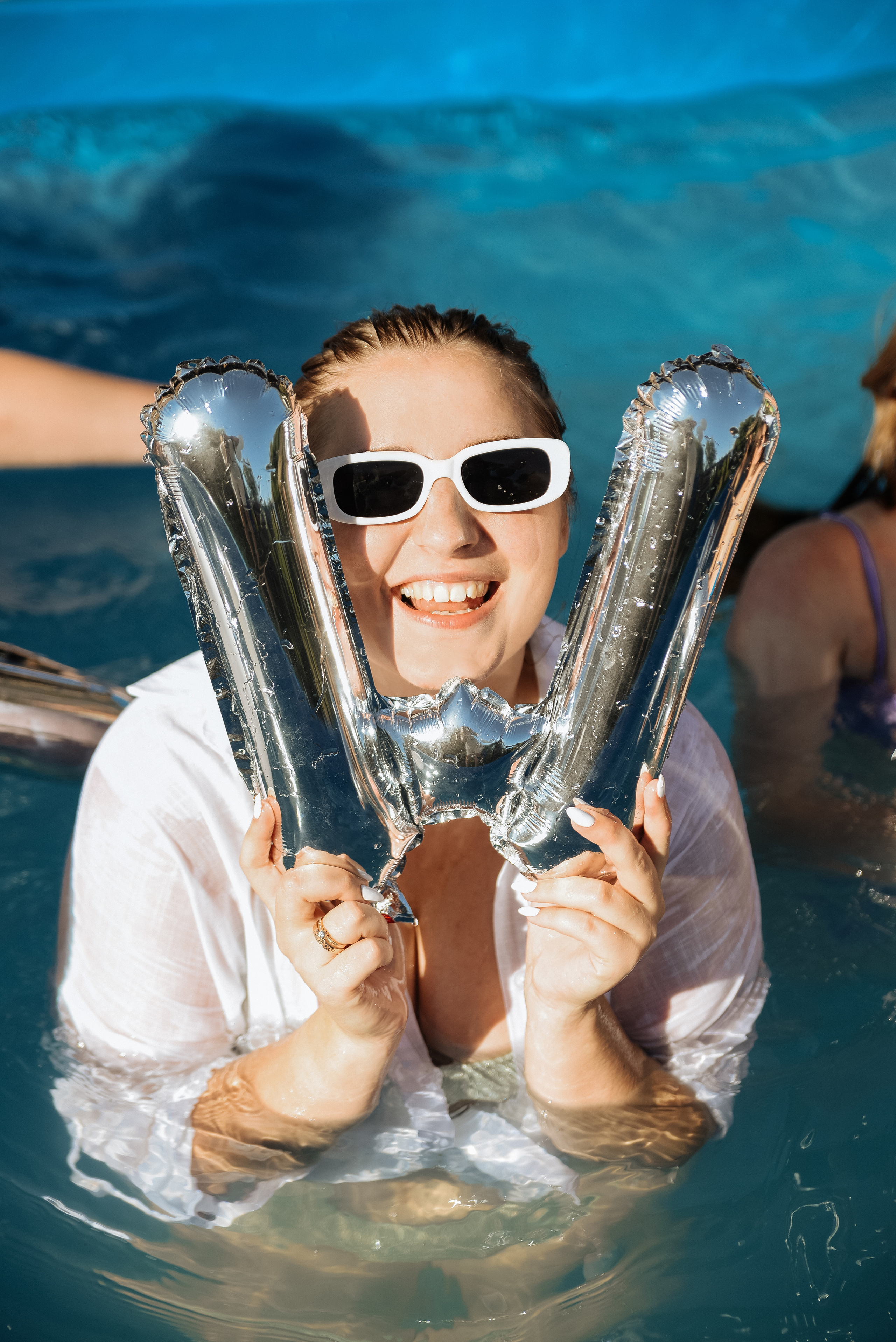 White party у бассейна. Свадебный и семейный фотограф Ростов-на-Дону Евгения Борисова