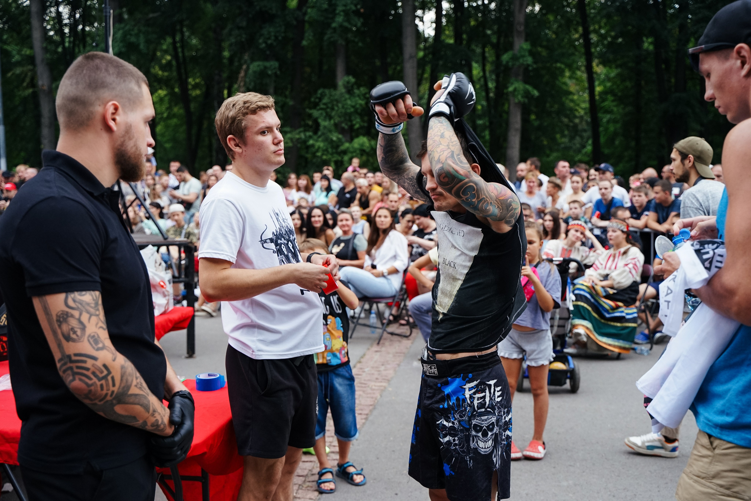 Вечер боев в ЦПКиО. Фотограф Надежда Погребняк | Рязань | Москва