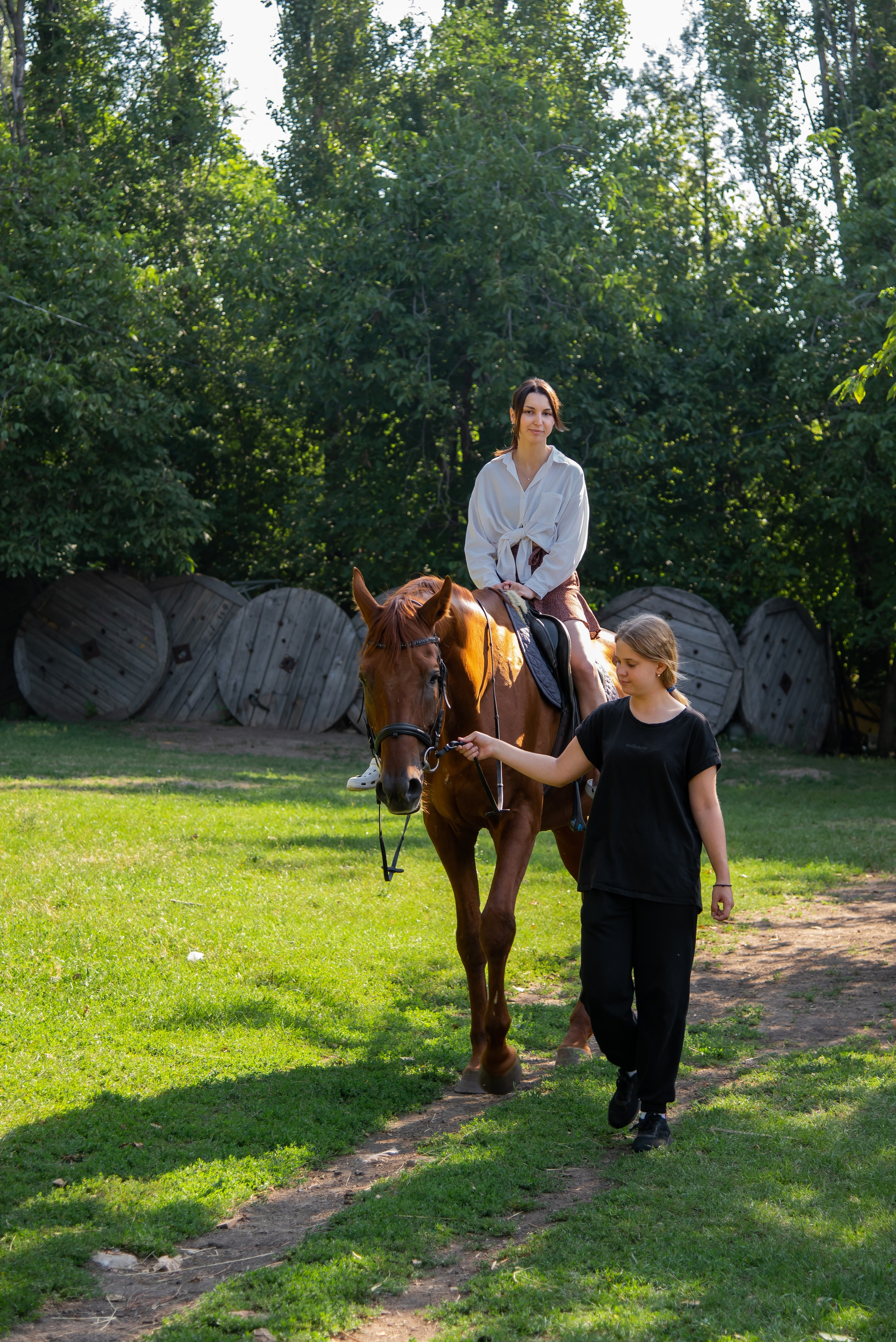 Конная прогулка. Фотограф Галина Нестерова
