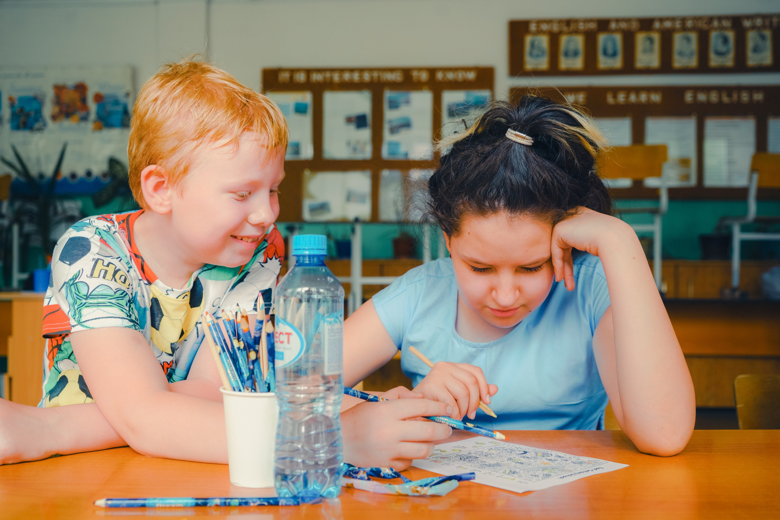 Английский лагерь в школе, Июнь 2024