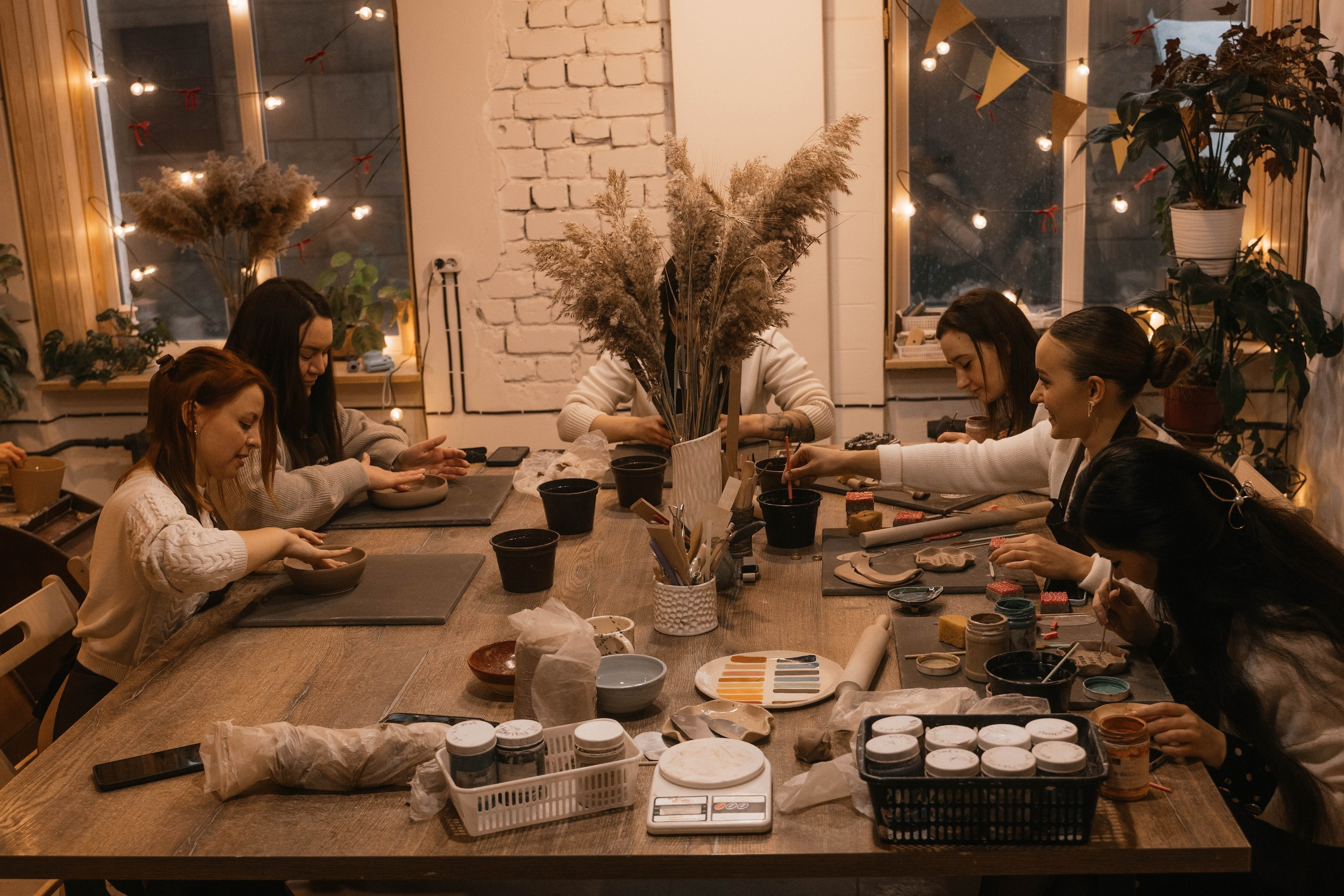 День рождения в гончарной мастерской. Свадебный, семейный фотограф в Рязани Лена Брант