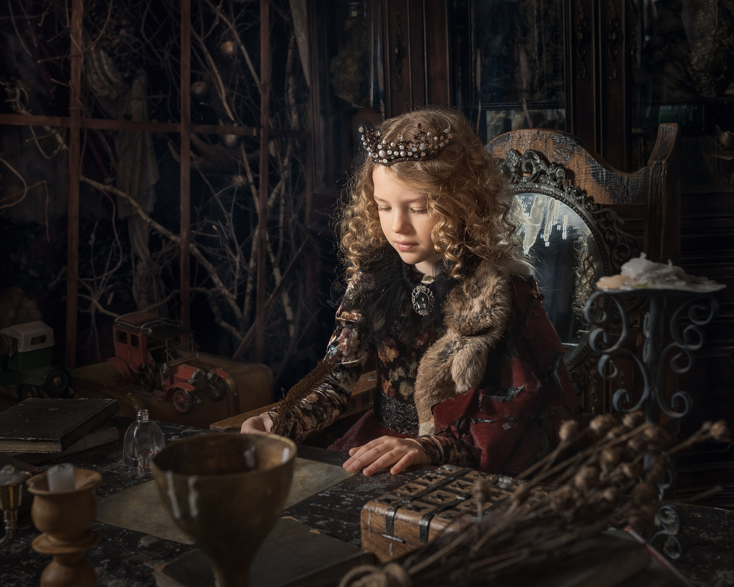 Сказочная фотосессия в студии в Москве. Актерское и модельное портфолио. Фотограф в Москве Екатерина Коломеец