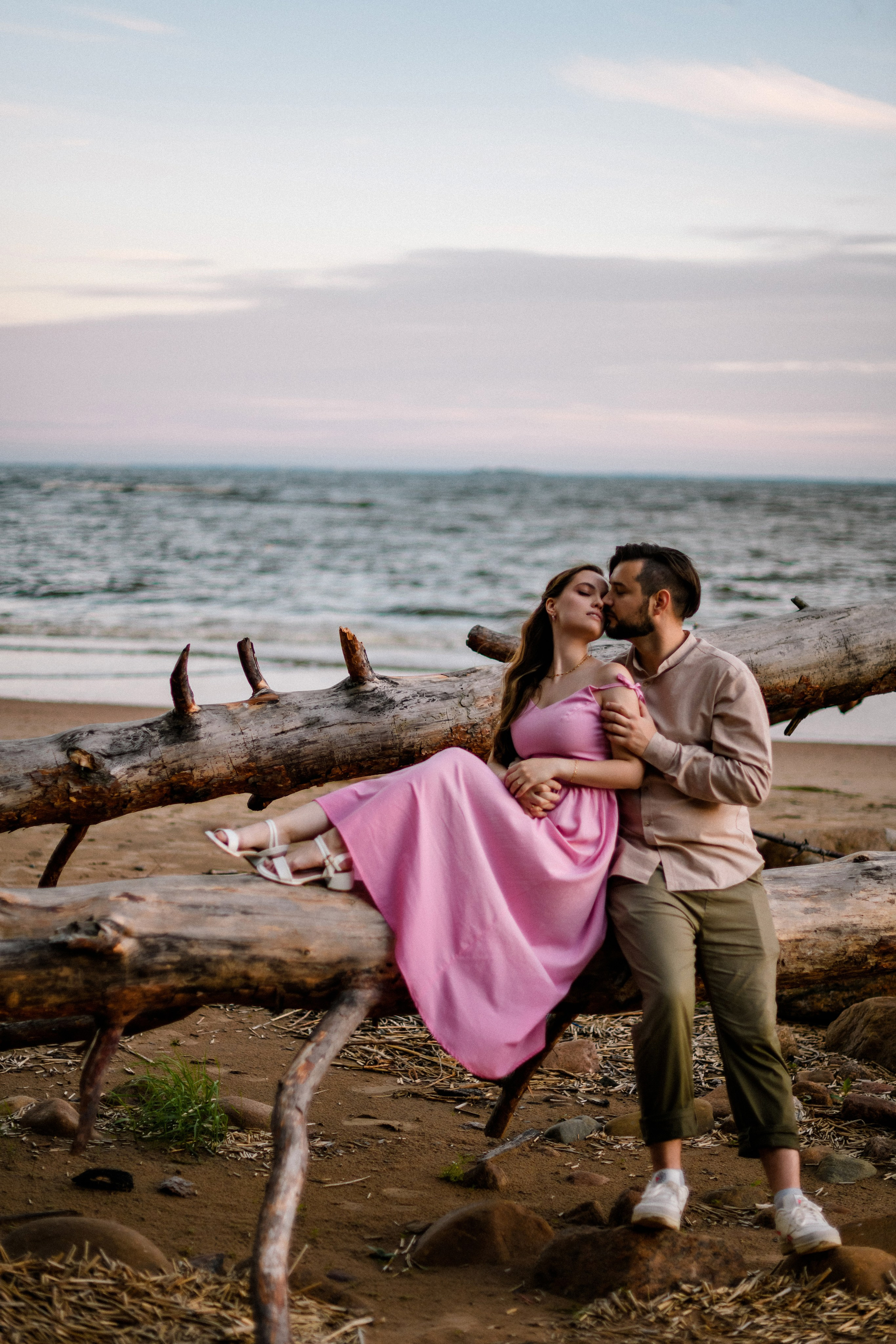 Настя и Вова Финский залив. Свадебный фотограф в Санкт-Петербурге София Шубик