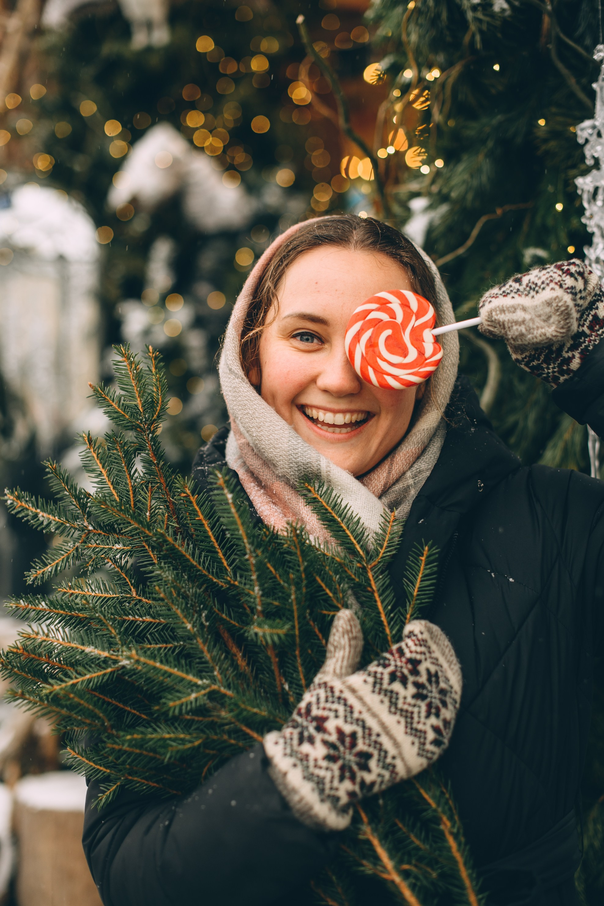 Рождественская ярмарка с подружкой. Свадебный и семейный фотограф София Невская