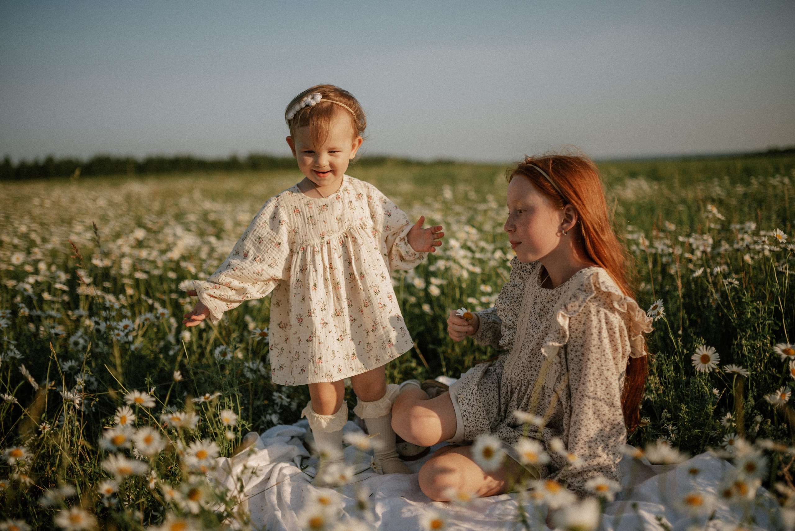 Ида, Мира и ромашки. Свадебный и семейный фотограф Кожевникова Лариса