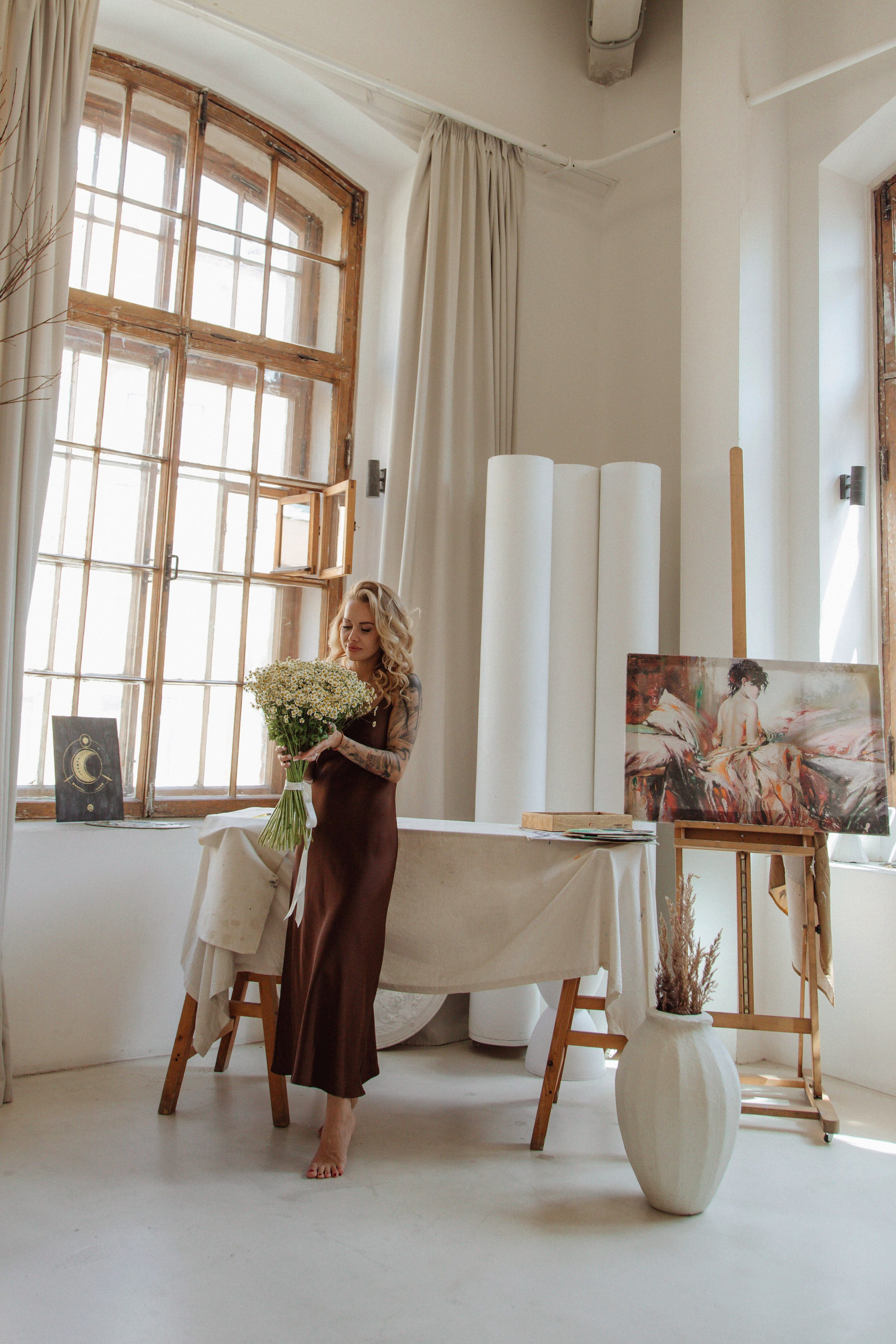 Олеся. Фотосессия на улице и в студии. Фотограф Ксения Третьякова, Санкт-Петербург