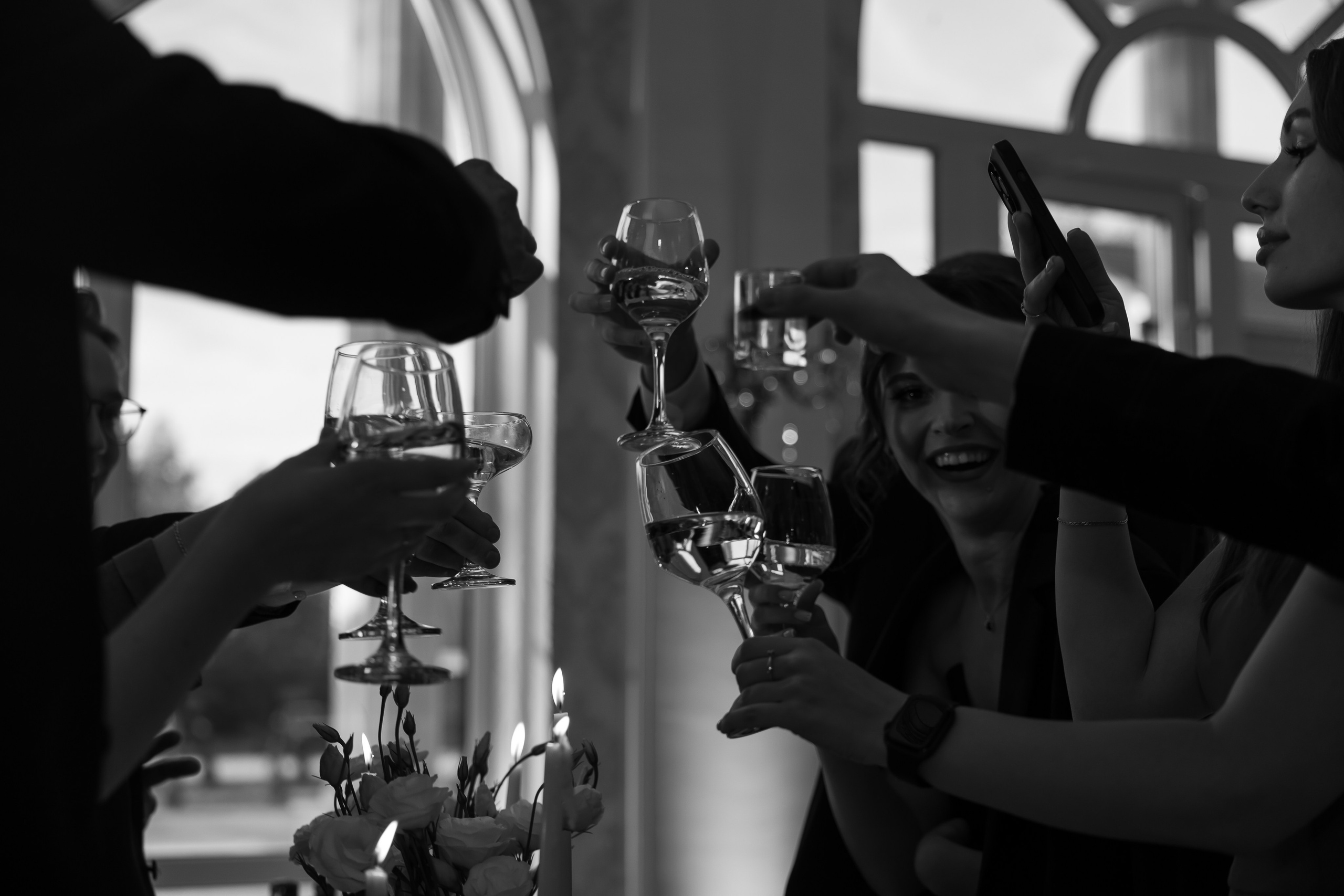 Свадебная вечеринка Евгении и Бориса. Фотограф Сергей Ртищев в Москве и РФ