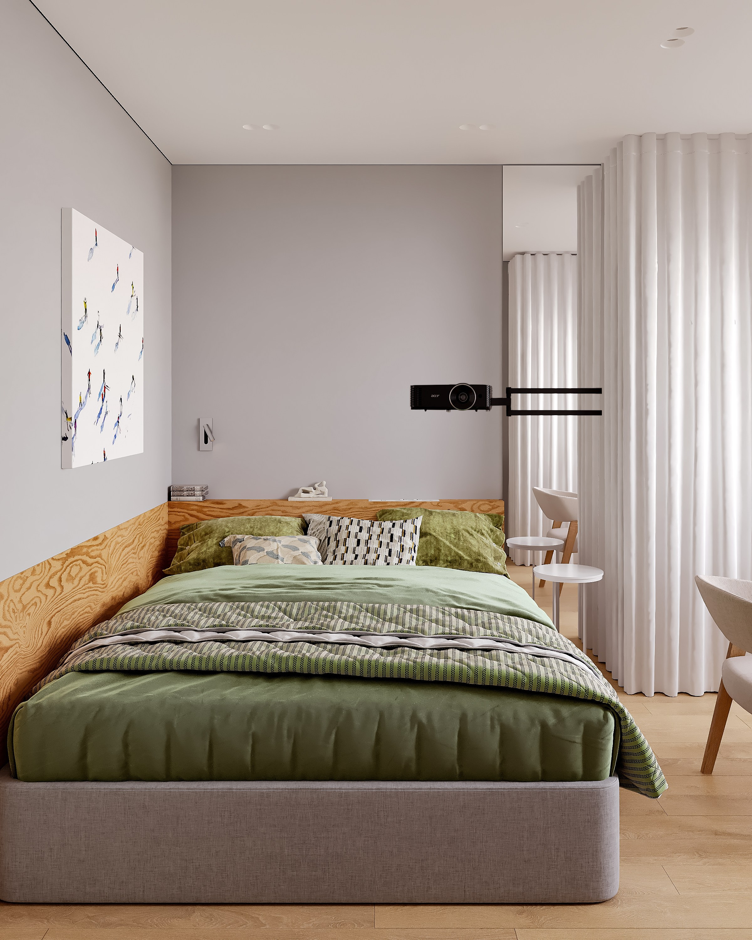 Квартира 37 м². 3Д-Визуализация Наталья Макогонова