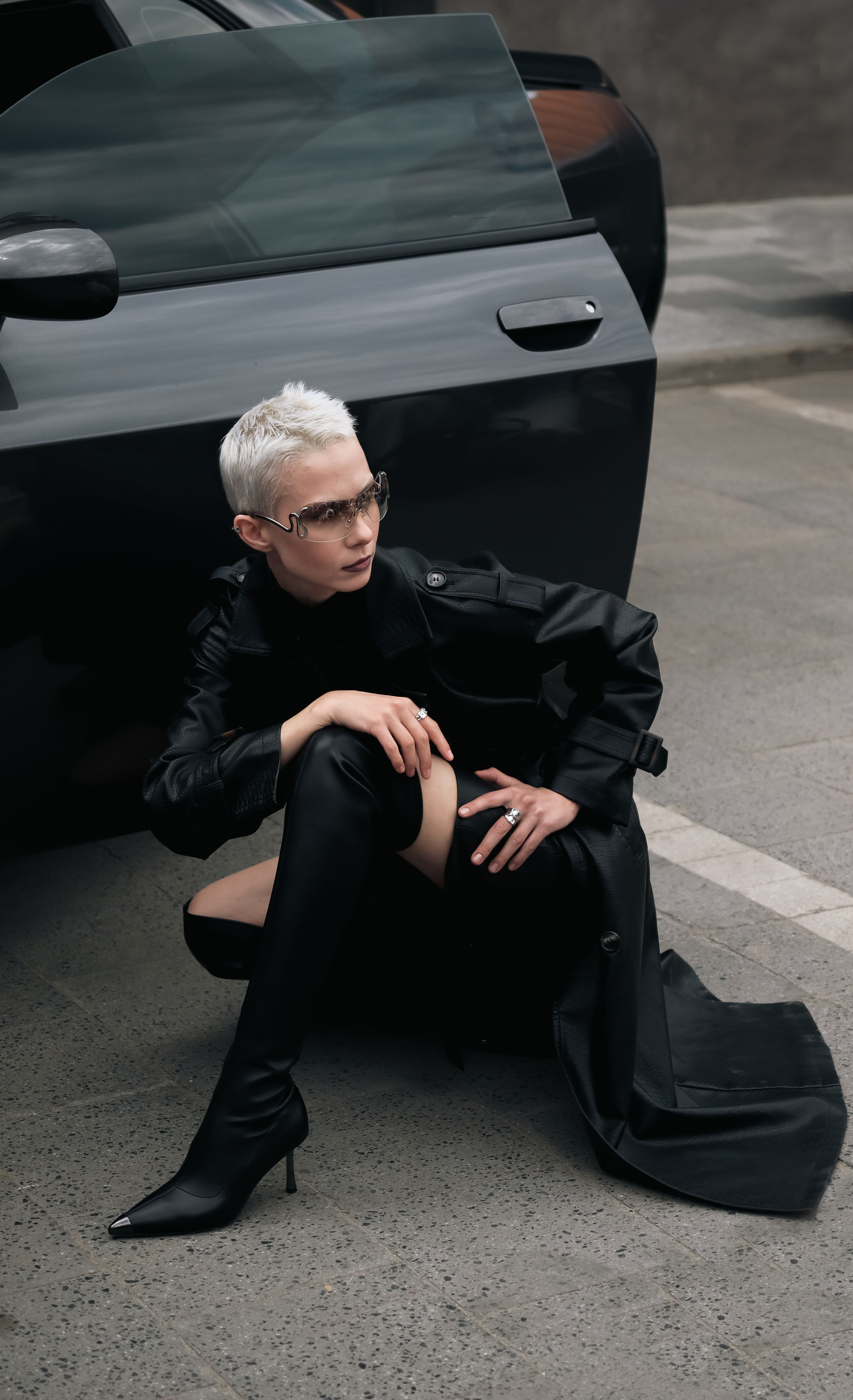 Фотосессия по образу Trinity из Матрицы