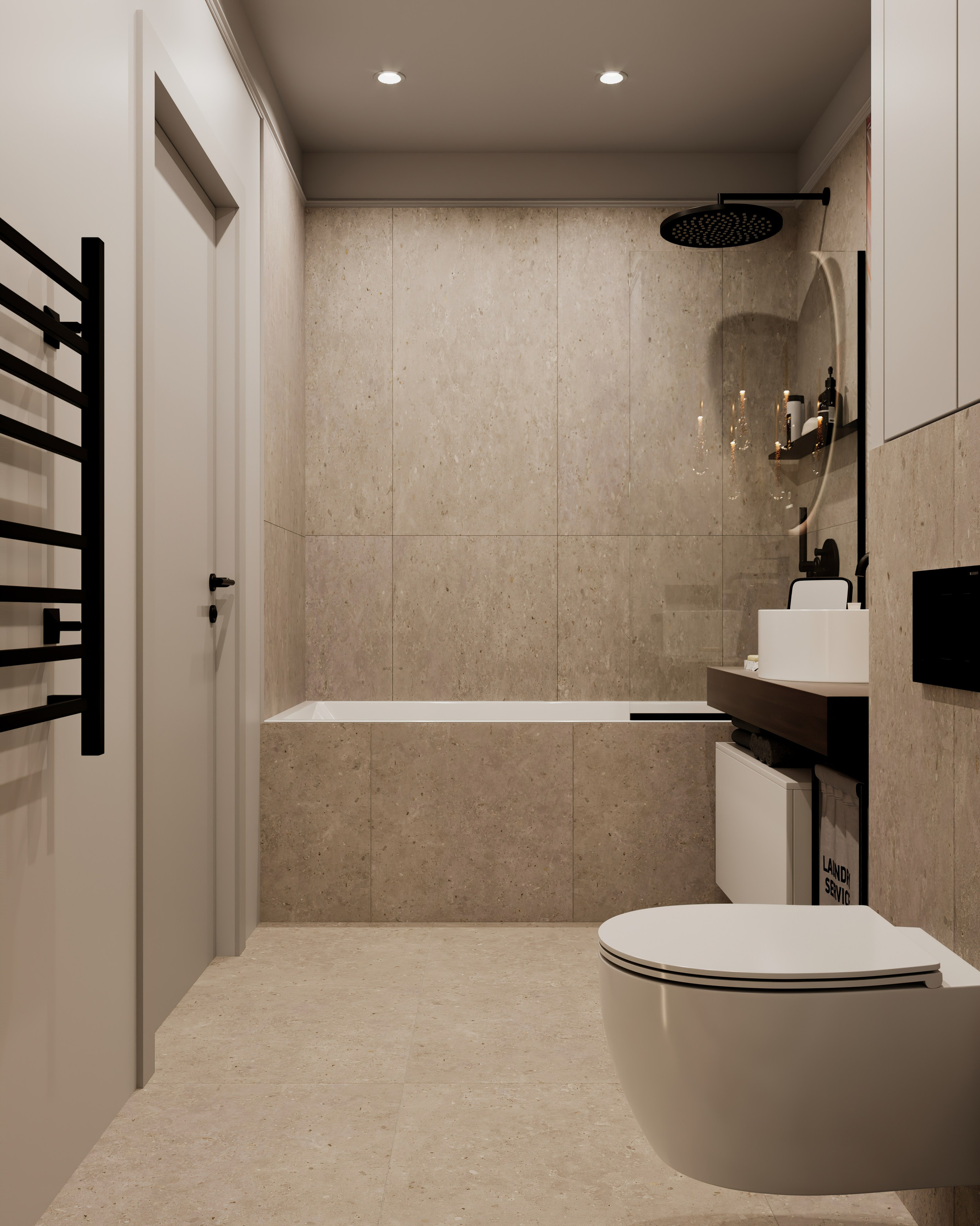 Санузел по проекту Мартыновой Н. и Бородиной Е. Визуализатор Векшина Елена