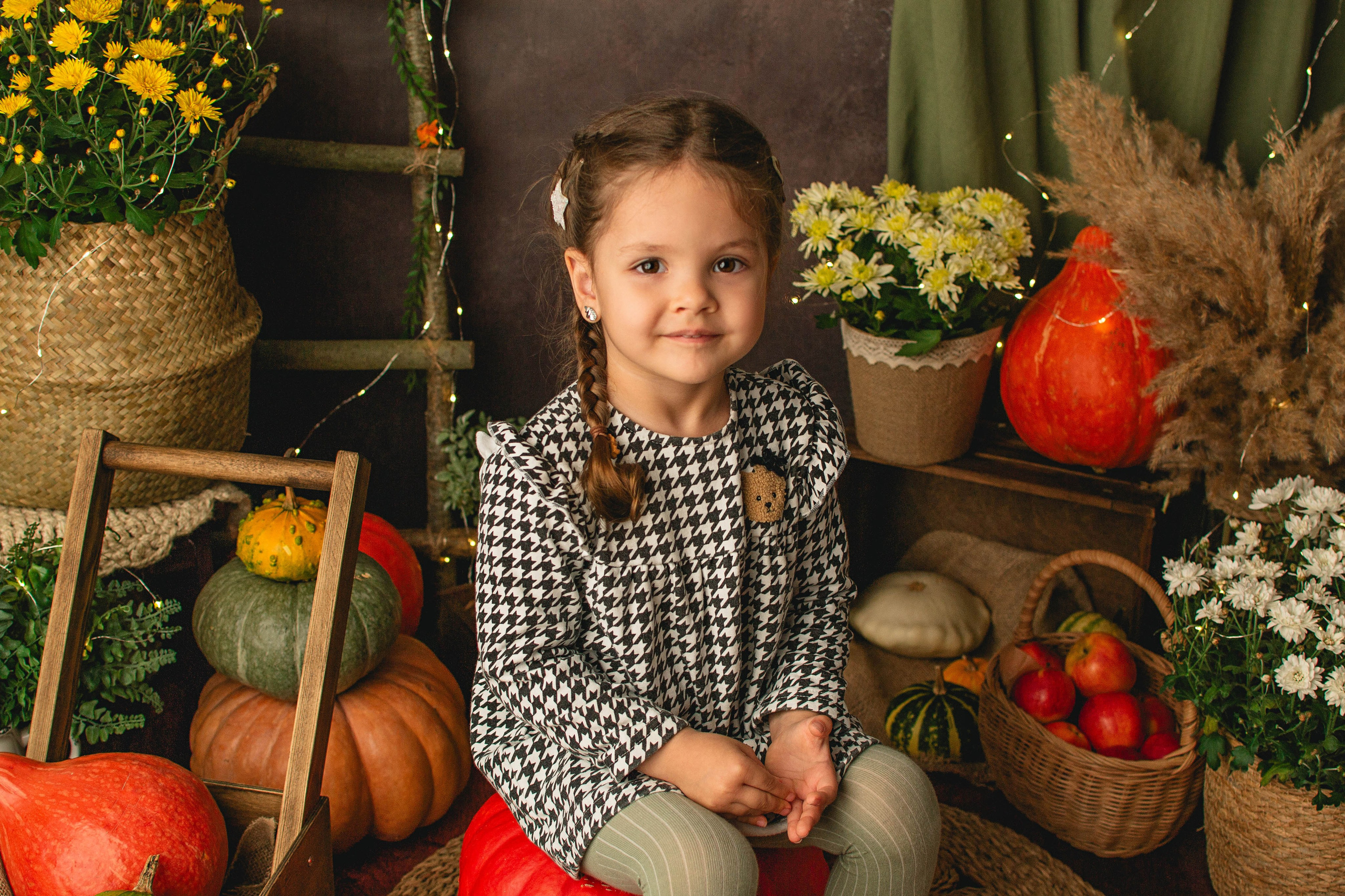 ОСЕННИЙ С ТЫКВАМИ 2024. Фотограф новорождённых в Санкт-Петербурге Наталья Булгакова