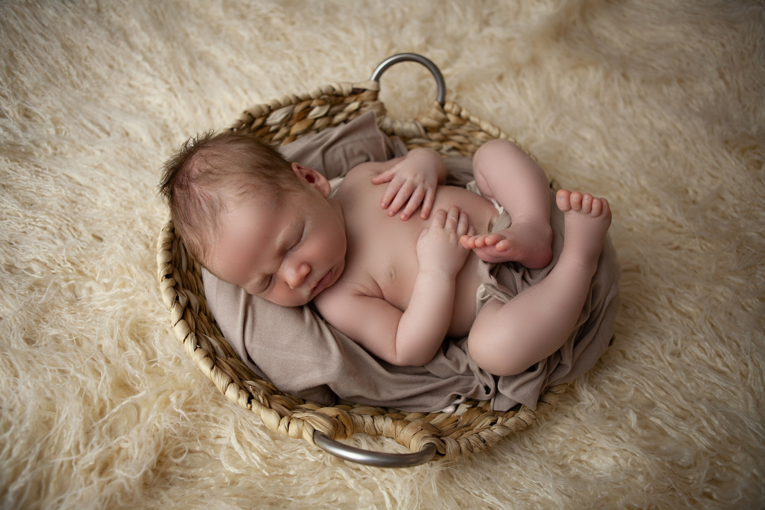 Люция и Амир. Фотосессия новорожденных в Москве фотограф Савина Анастасия