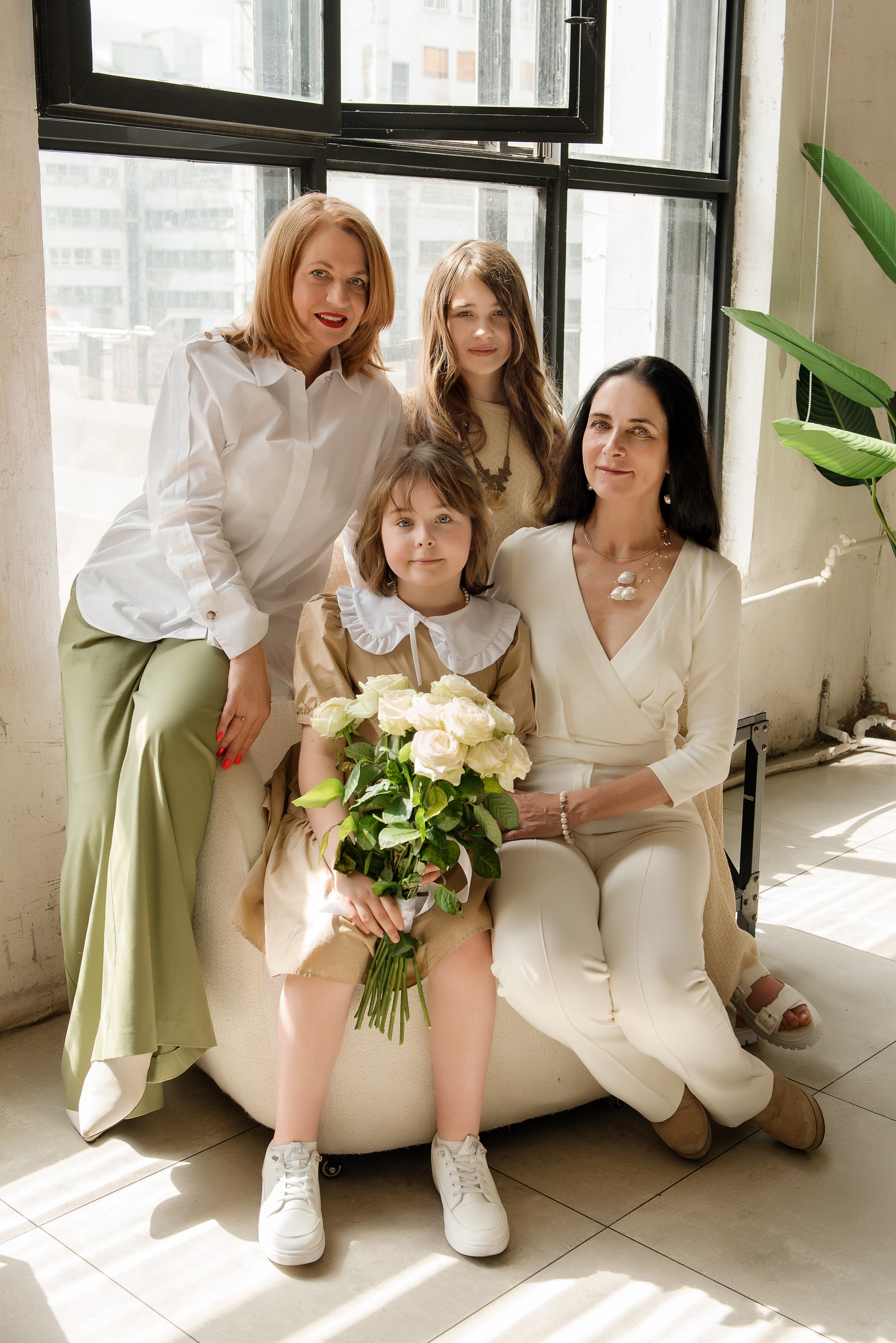 Семейная съёмка в студии. Детский фотограф в Долгопрудном и Москве