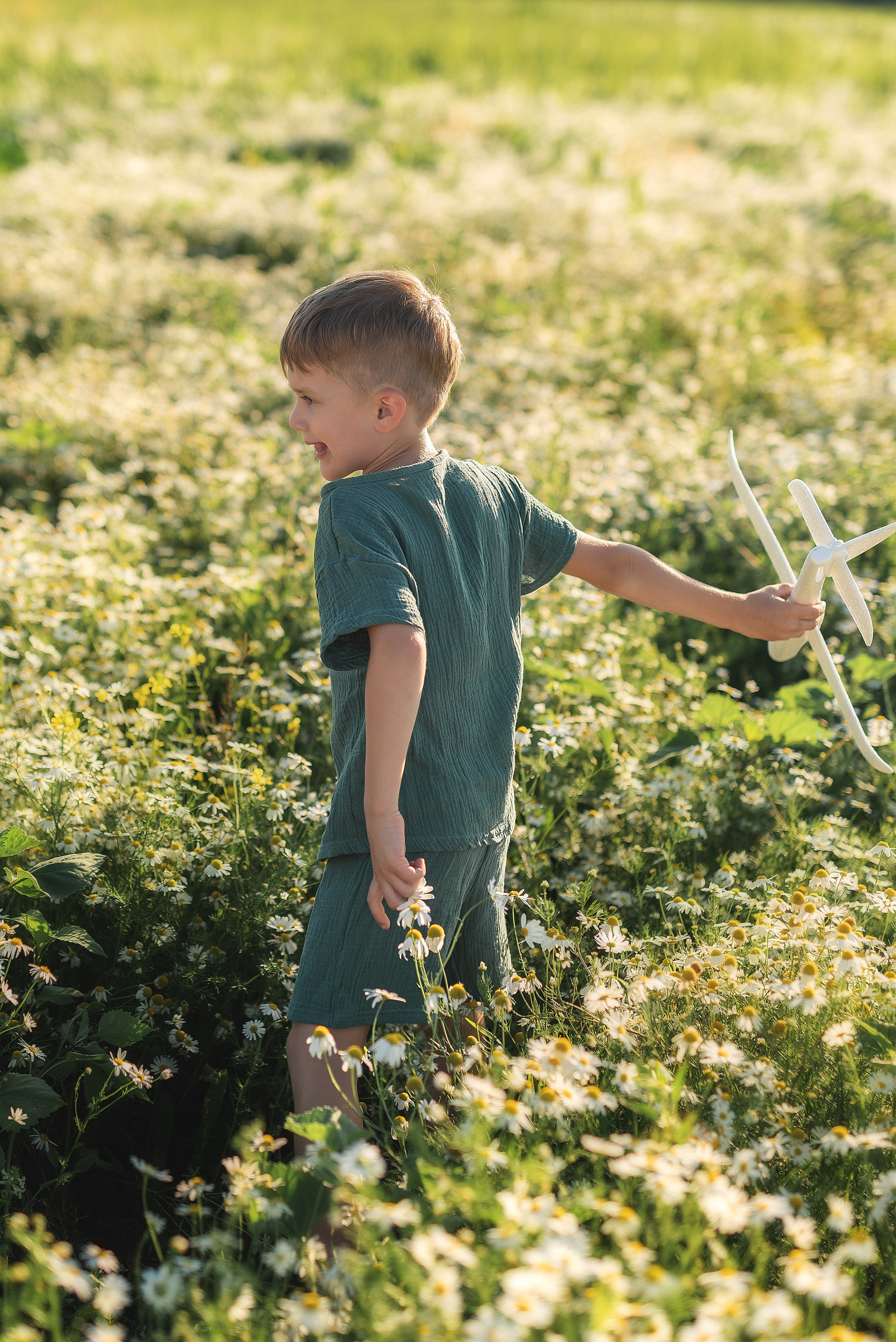 Фотосессия в ромашковом поле. Семейный, детский фотограф в Воронеже Анна Никитина