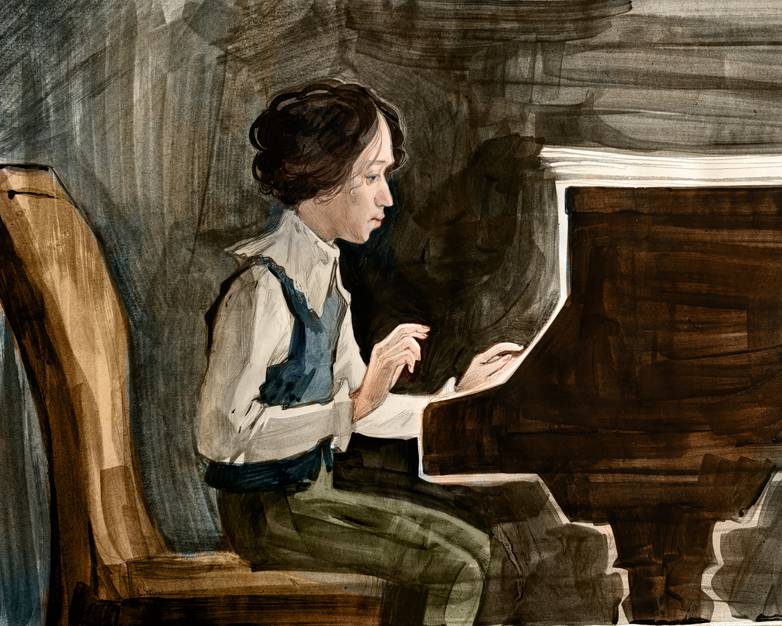 Шопен. Художник Анна Хопта