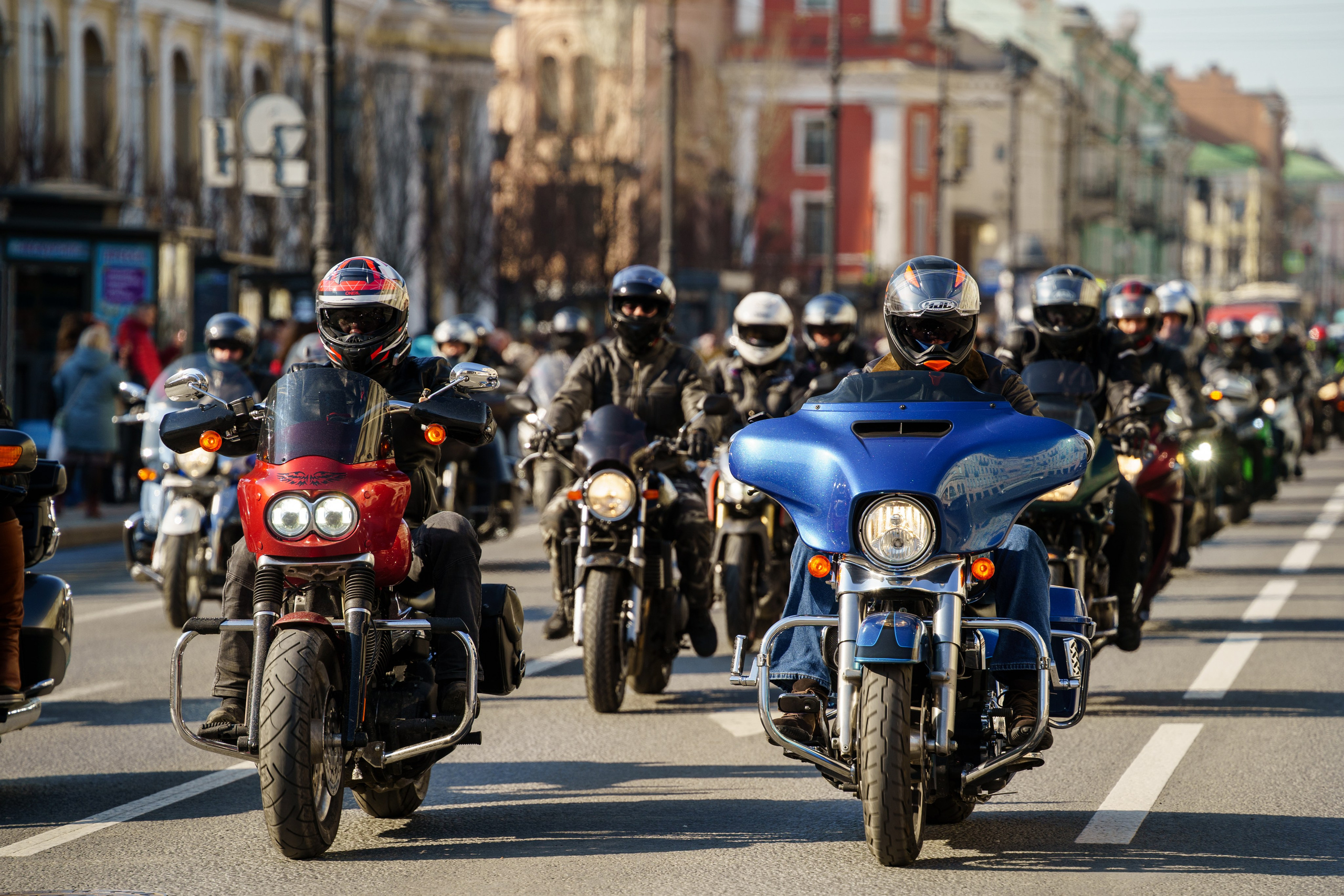 Прохват мотоклуба Norman Riders ч.1. Концертный и репортажный фотограф в Санкт-Петербурге Слава Пахомов