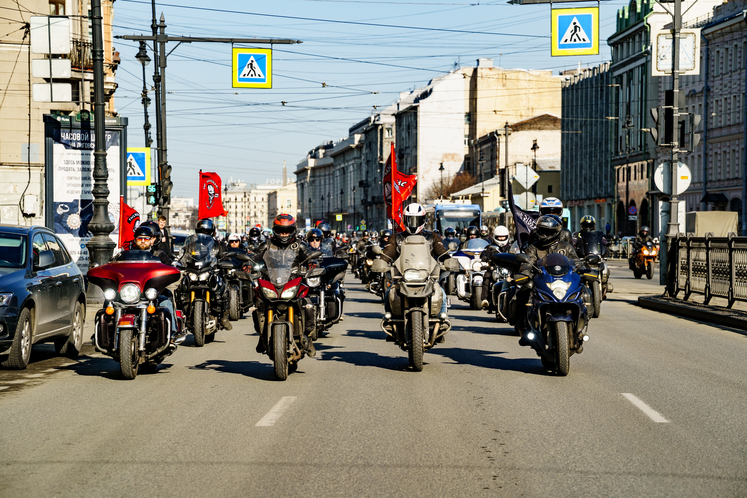 Прохват мотоклуба Norman Riders ч.1. Концертный и репортажный фотограф в Санкт-Петербурге Слава Пахомов