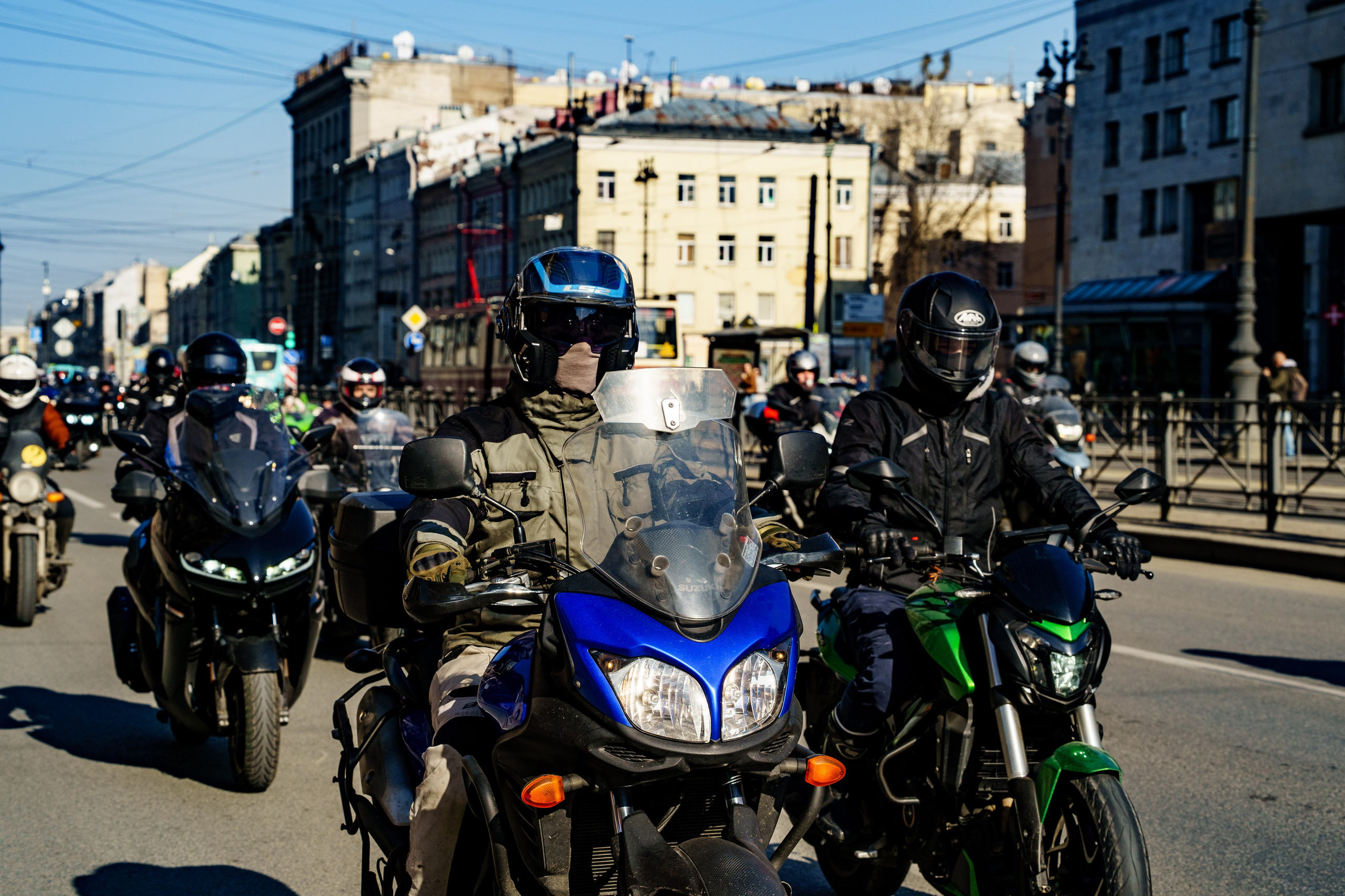 Прохват мотоклуба Norman Riders ч.1. Концертный и репортажный фотограф в Санкт-Петербурге Слава Пахомов