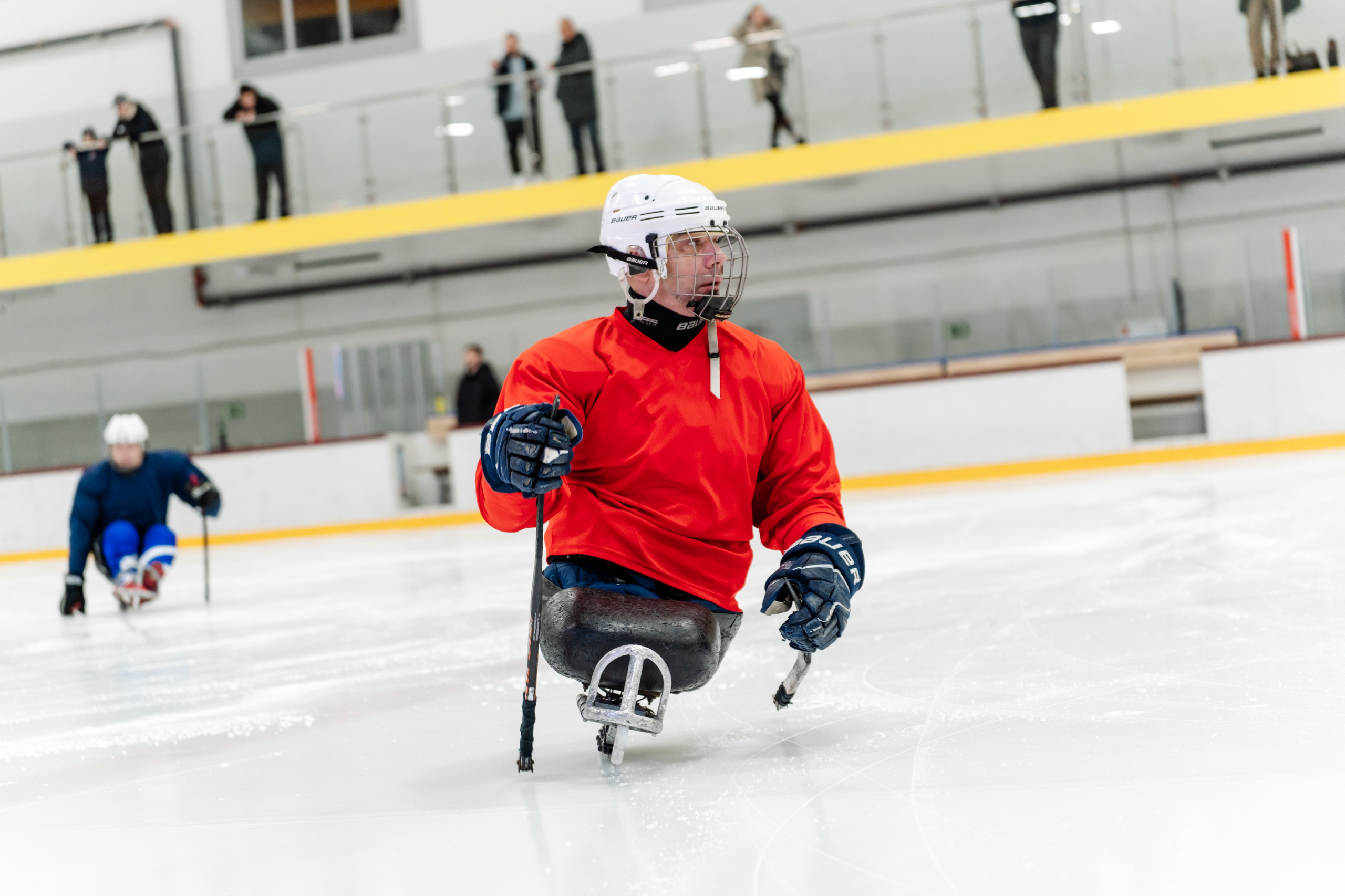 Игра в следж хоккей приуроченная 23.02.26 в арене Сталкер