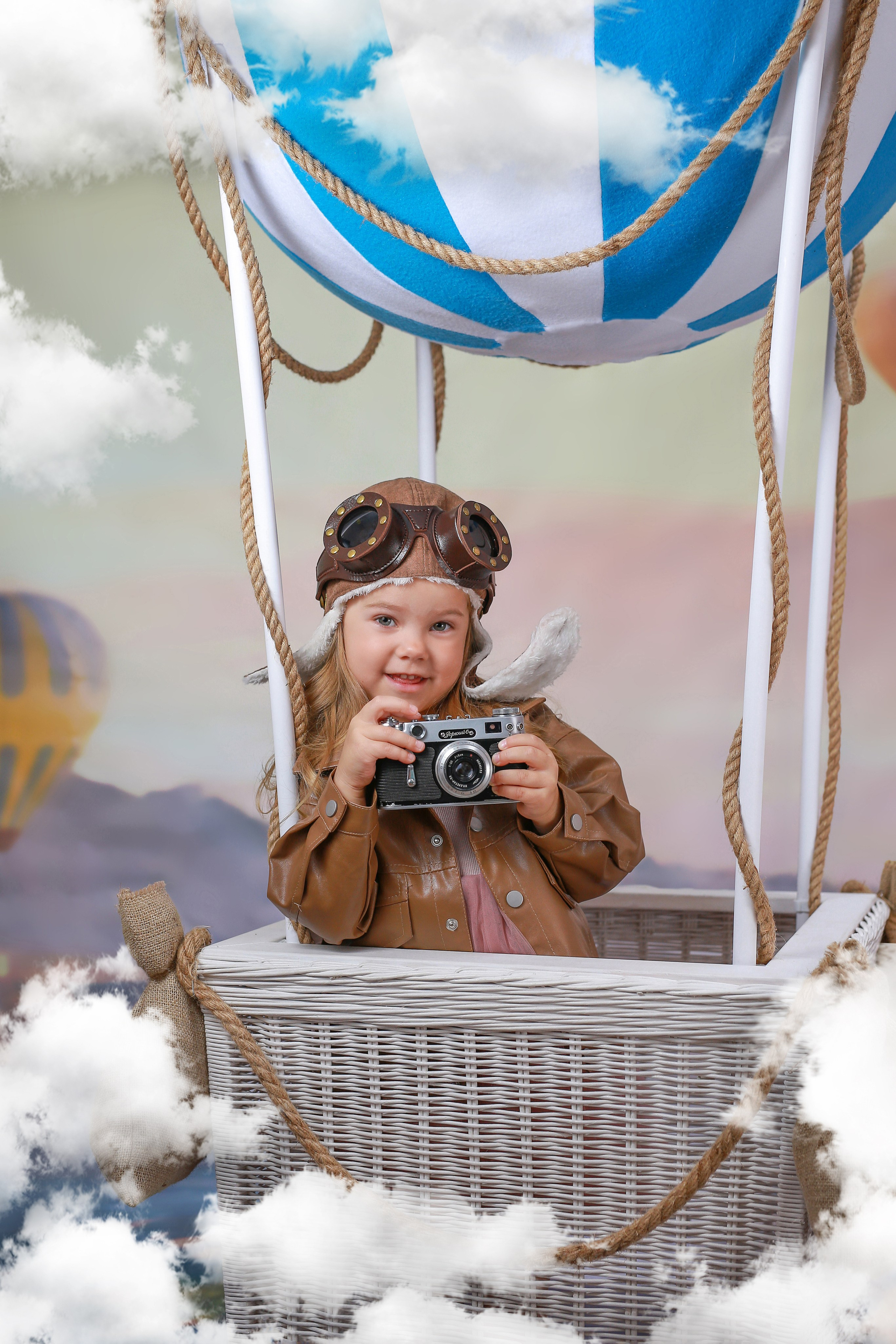 Фотосессия «На воздушном шаре» 2022. Фотограф в детский сад Елена Колчева Новокузнецк