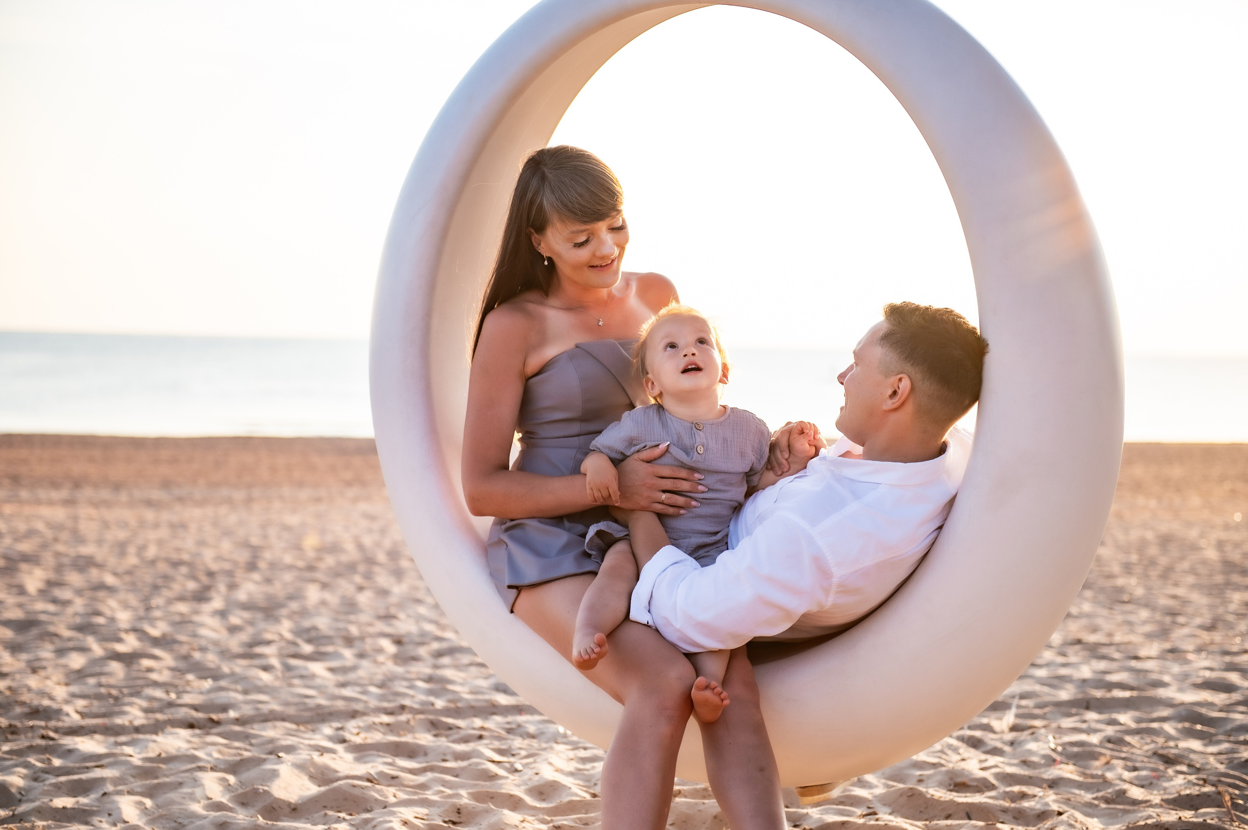 Семейная съемка на пляже. Свадебный и семейный фотограф в Санкт-Петербурге — Мария Черепанова