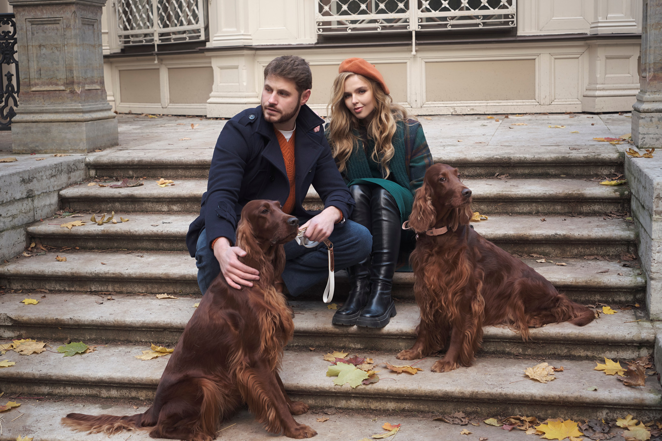Лопухинский сад (собаки). Портретный фотограф в Санкт-Петербурге Елена Сергеева