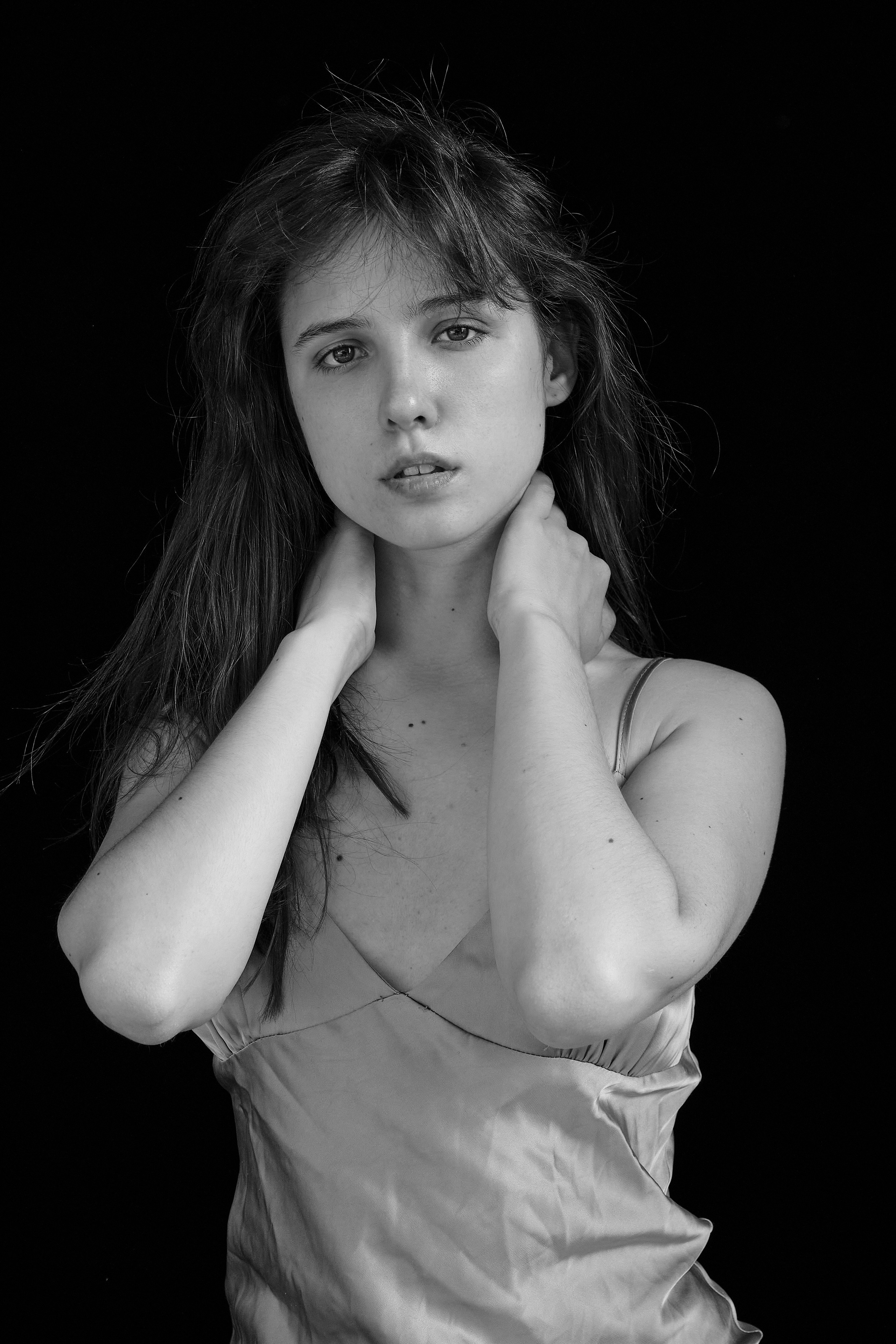 Ия, черно-белый портрет