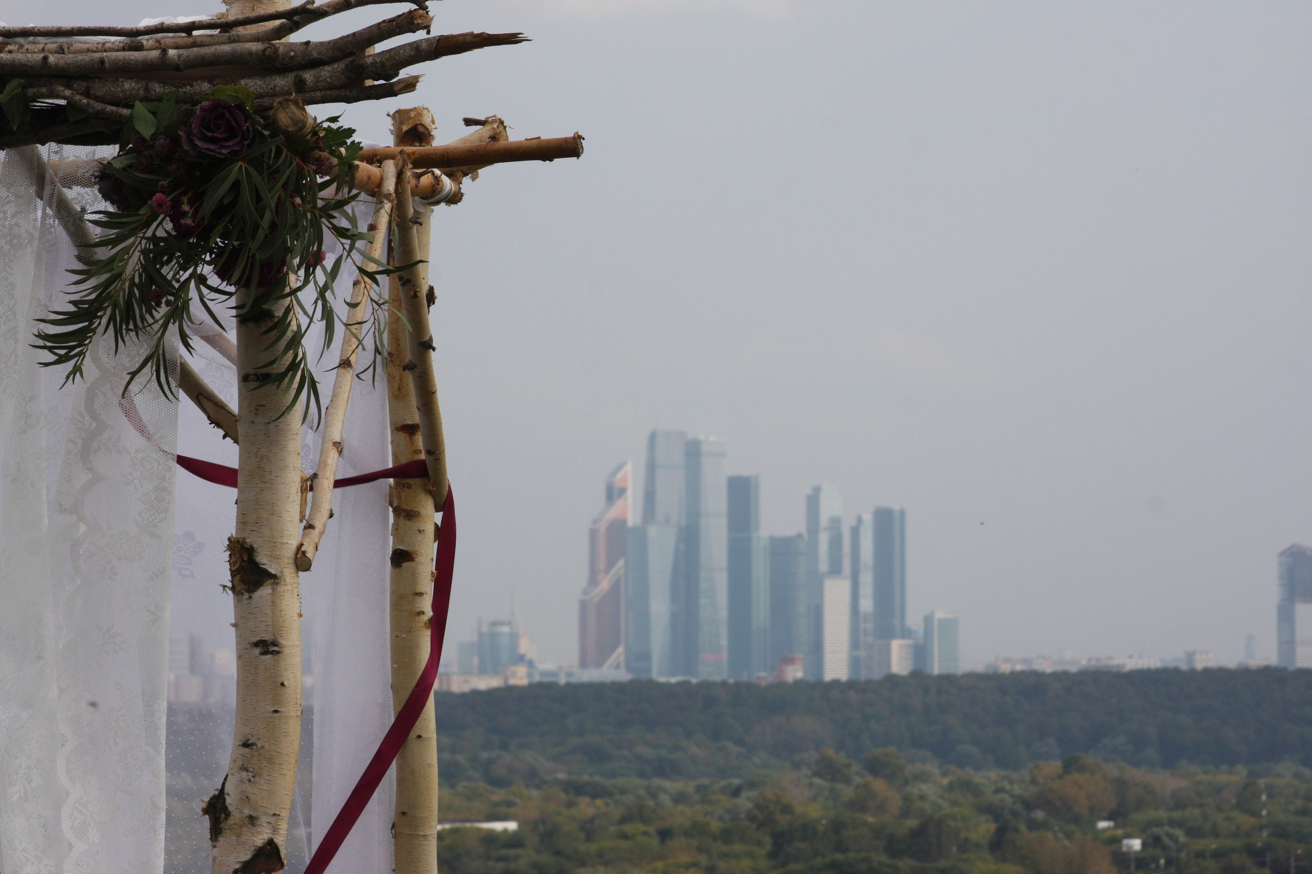 Шатер в Крылатском. Флорист Маргарита Гладкова