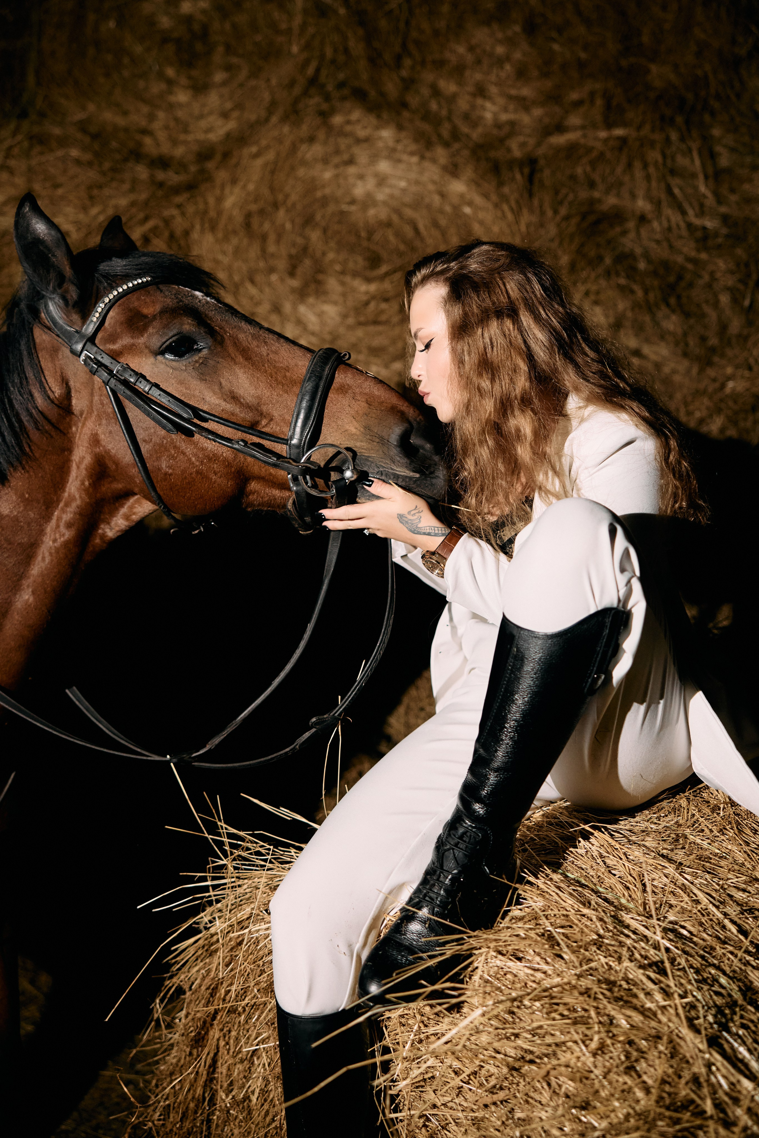 Съемка на конюшне. Сергей Ирклиенко