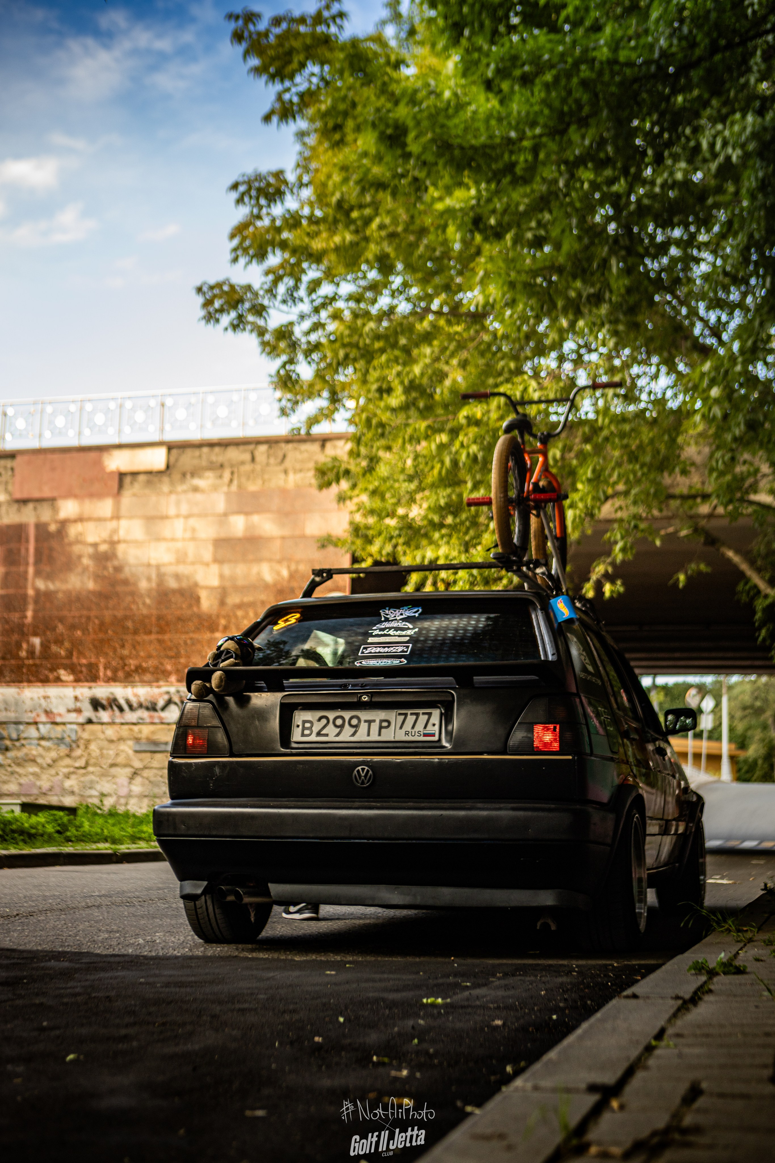 Медиа-сопровождение авто-проекта VW Golf 2. #NotAiPhoto — автомобильный фотограф